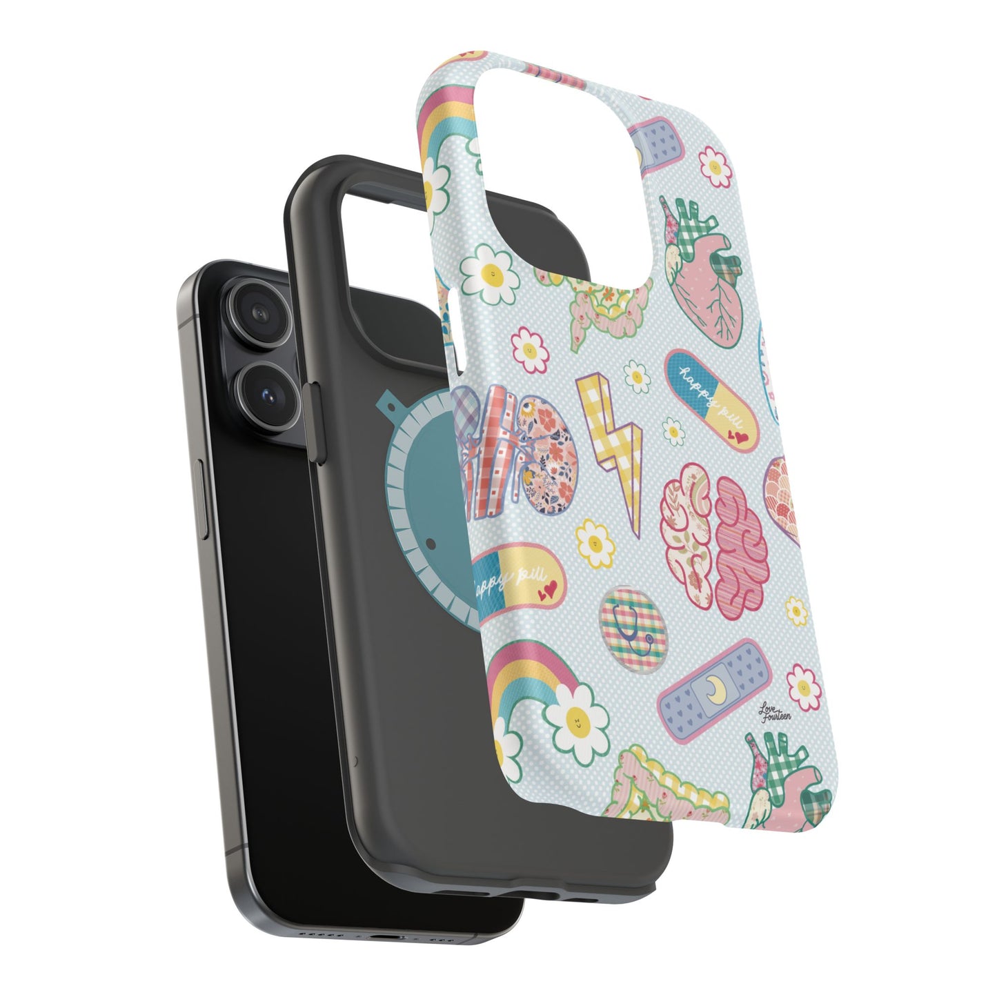 Patchwork Anatomy iPhone Case - Magnetic Tough Case (Free U.S. Shipping)