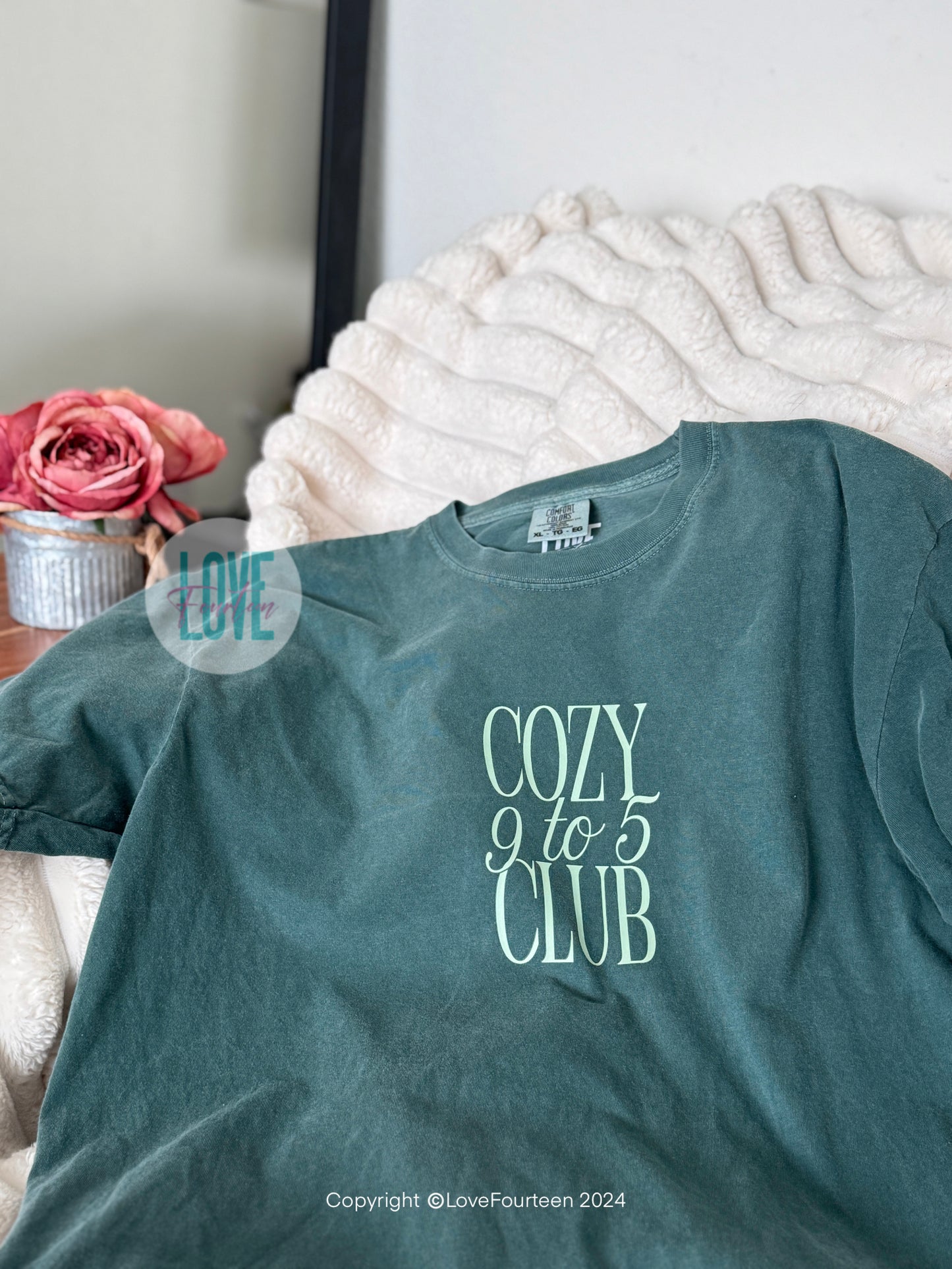 Cozy 9 to 5 Club (T-Shirt, Crewneck, Hoodie)