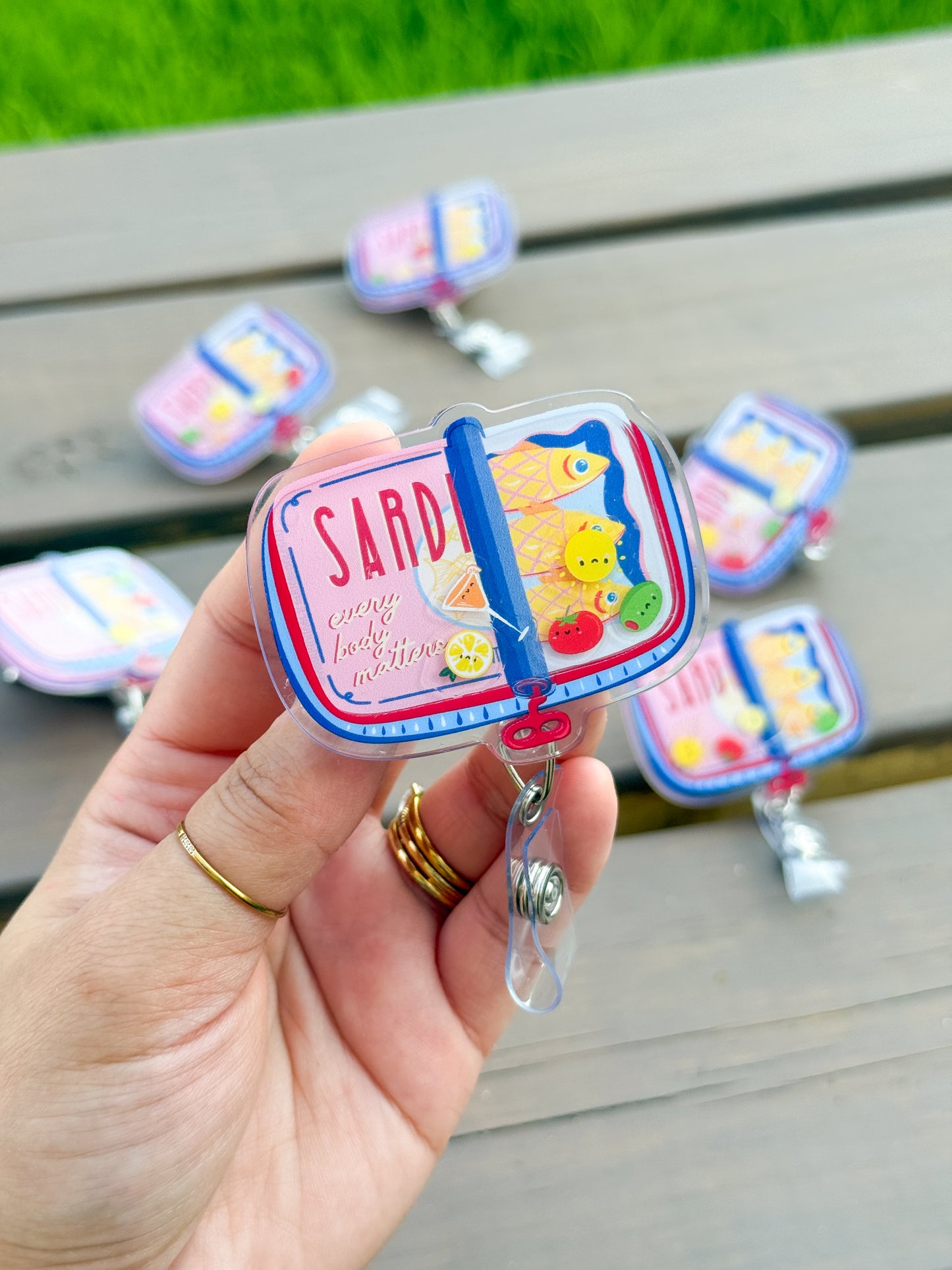 Sardines Bundle - (Badge Reel & T-Shirt) Skye and Oliver X Lovefourteen
