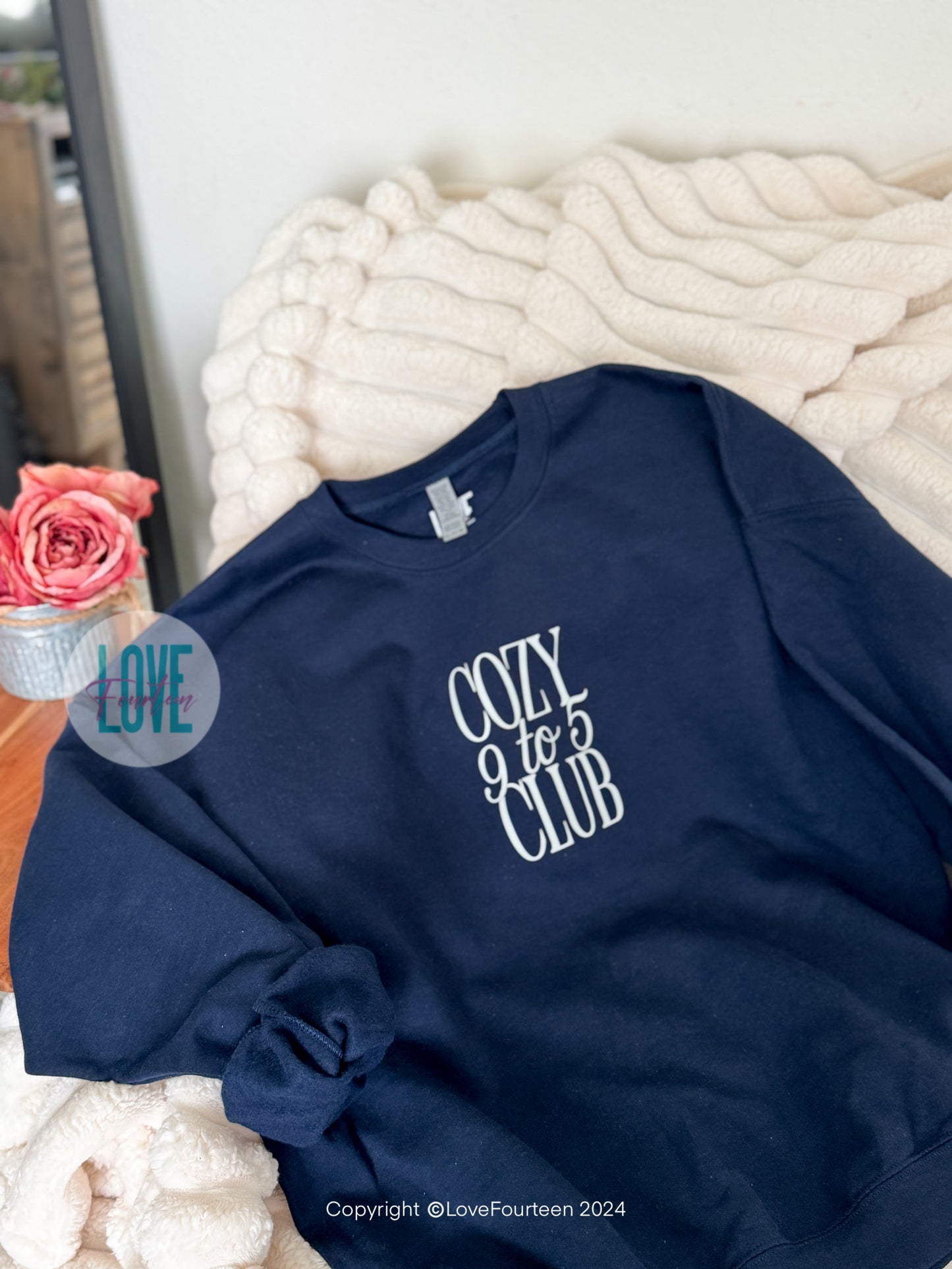 Cozy 9 to 5 Club (T-Shirt, Crewneck, Hoodie)