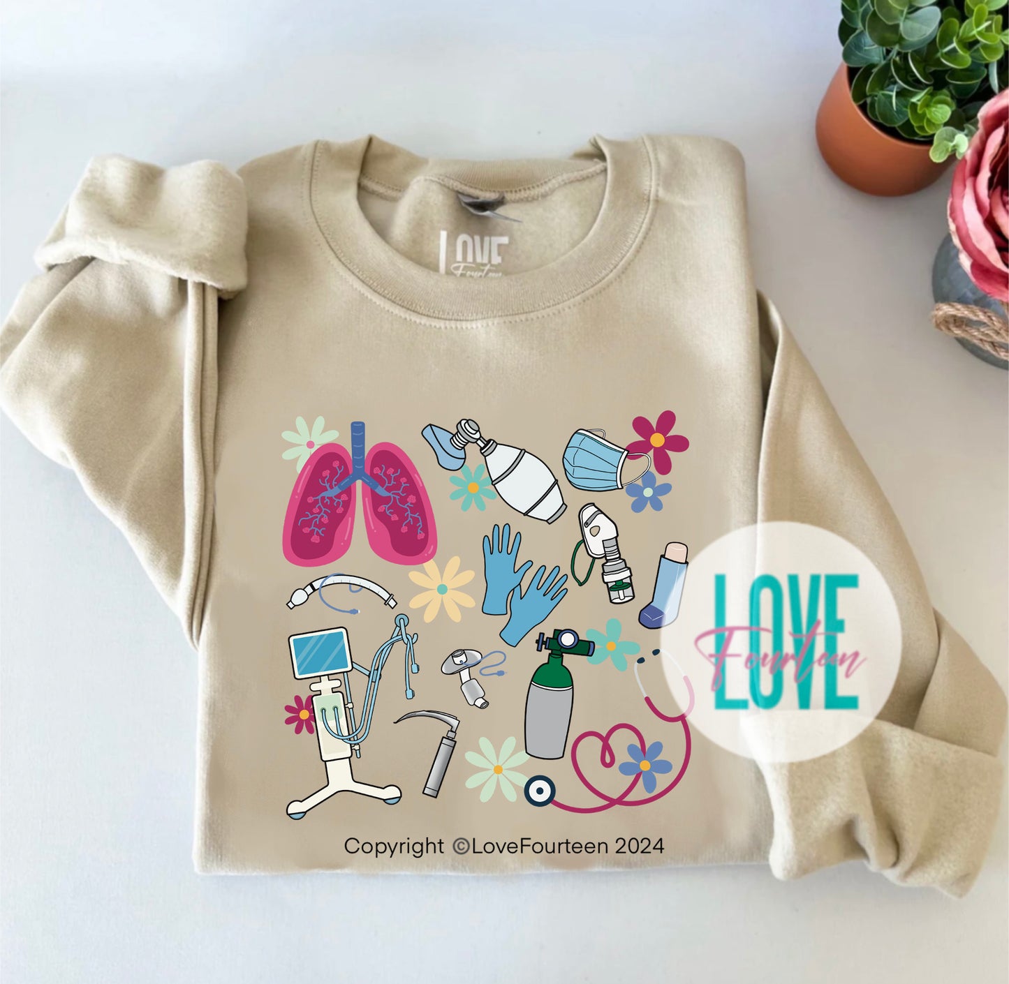 Respiratory Therapist Essentials Crewneck