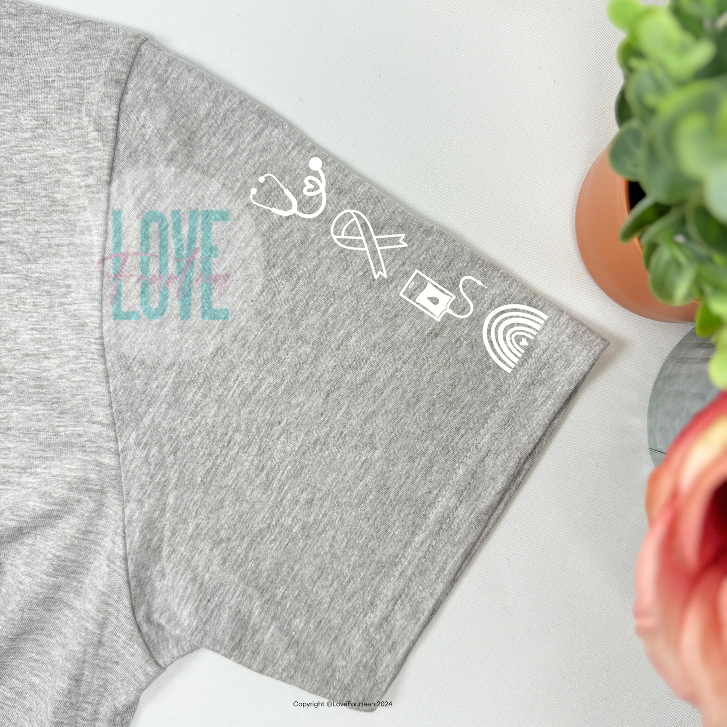 Nurse Floral Meadow Tee (Oncology)