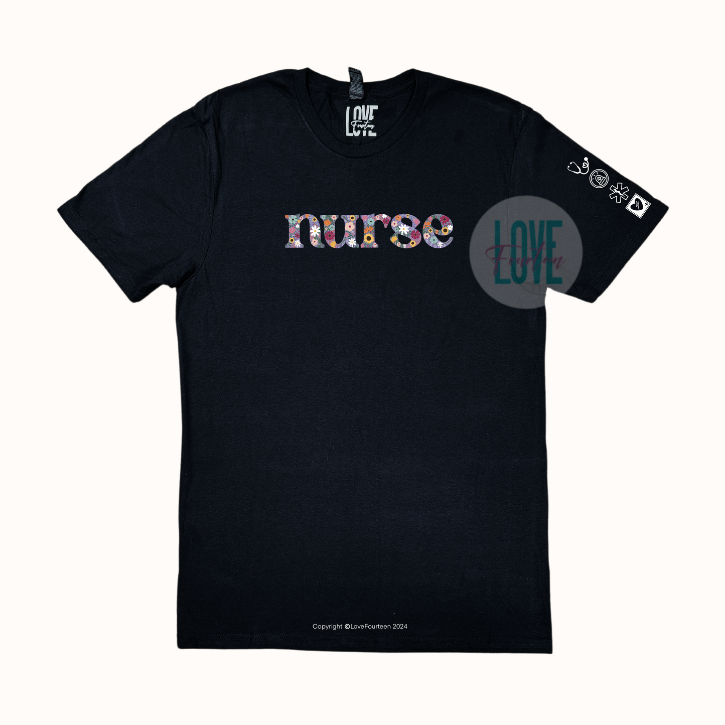 Nurse Floral Meadow Tee (ER)