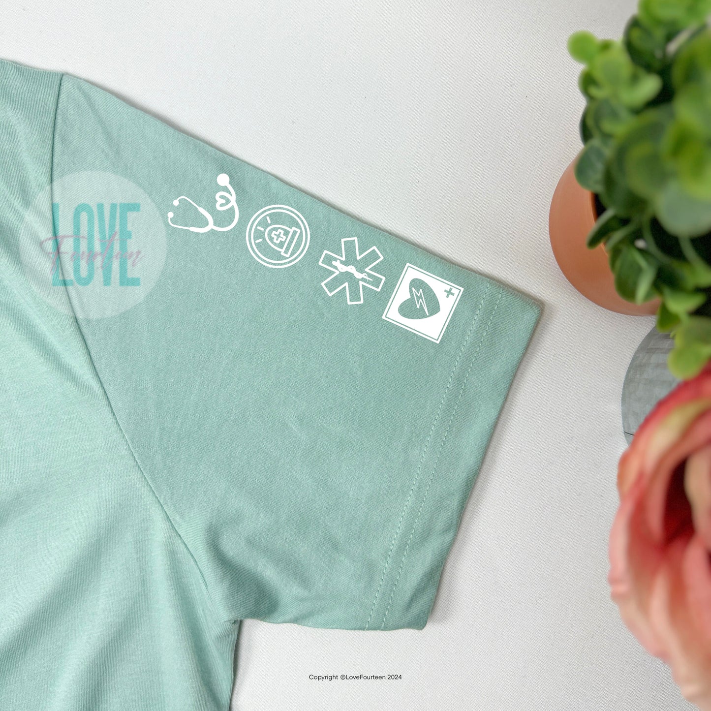 Nurse Floral Meadow Tee (ER)