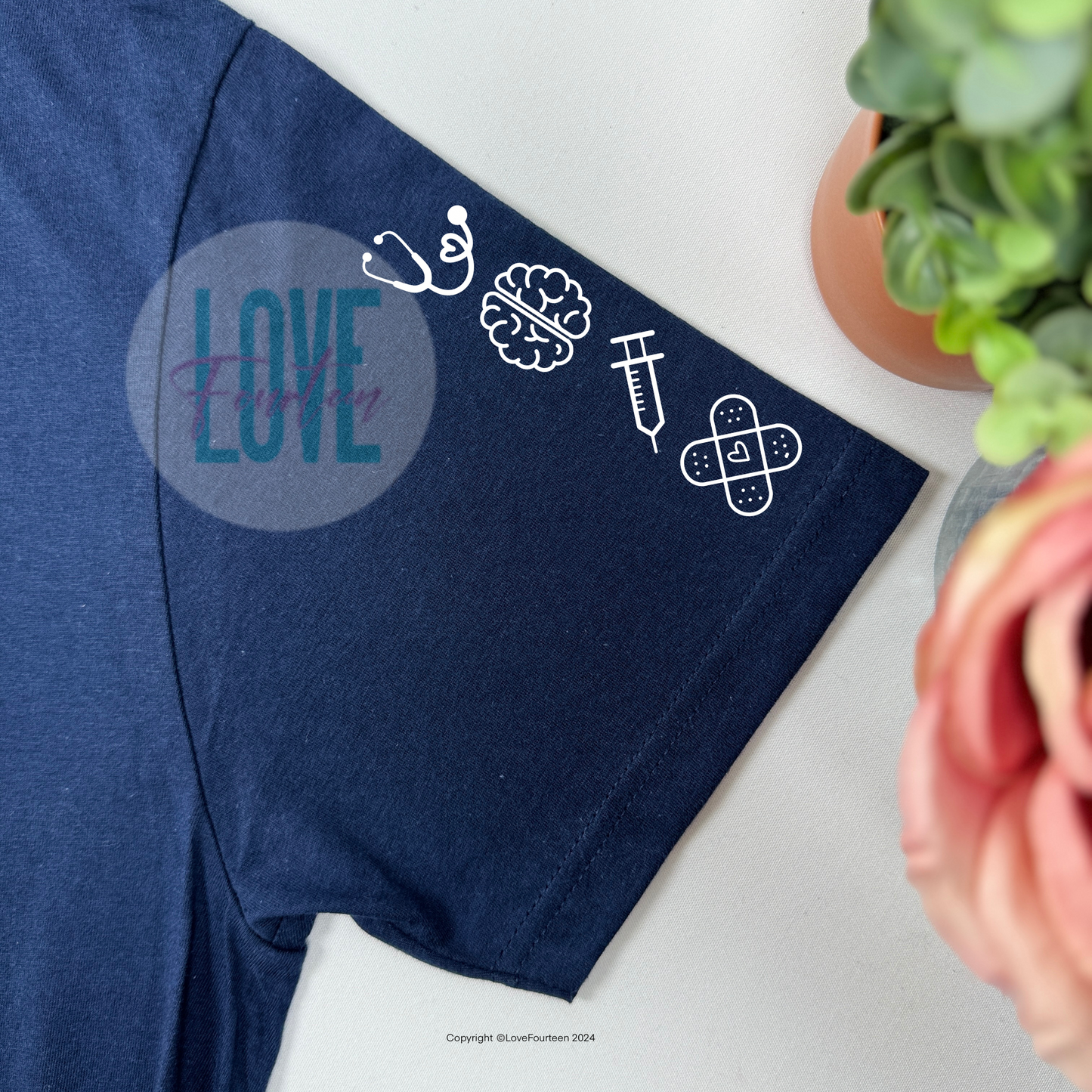 Nurse Floral Meadow Tee (Neurology)