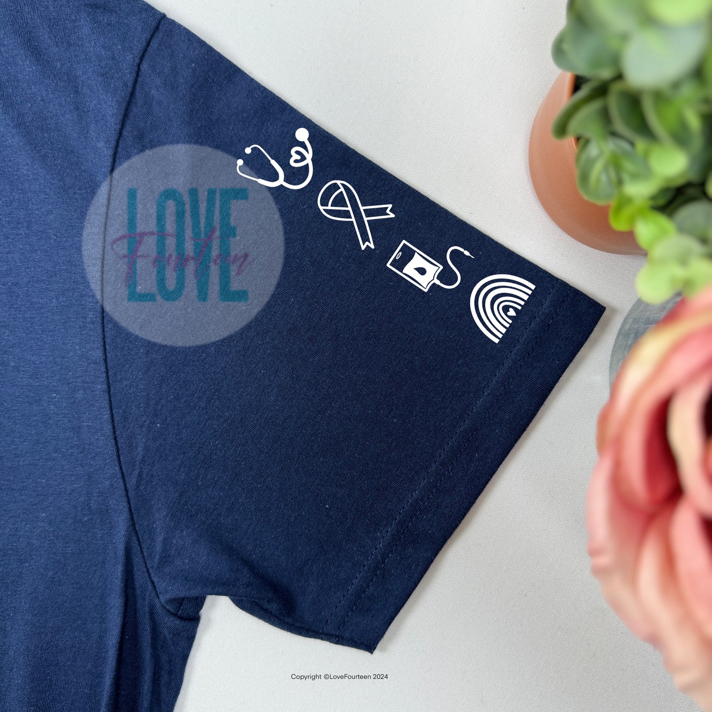Nurse Floral Meadow Tee (Oncology)