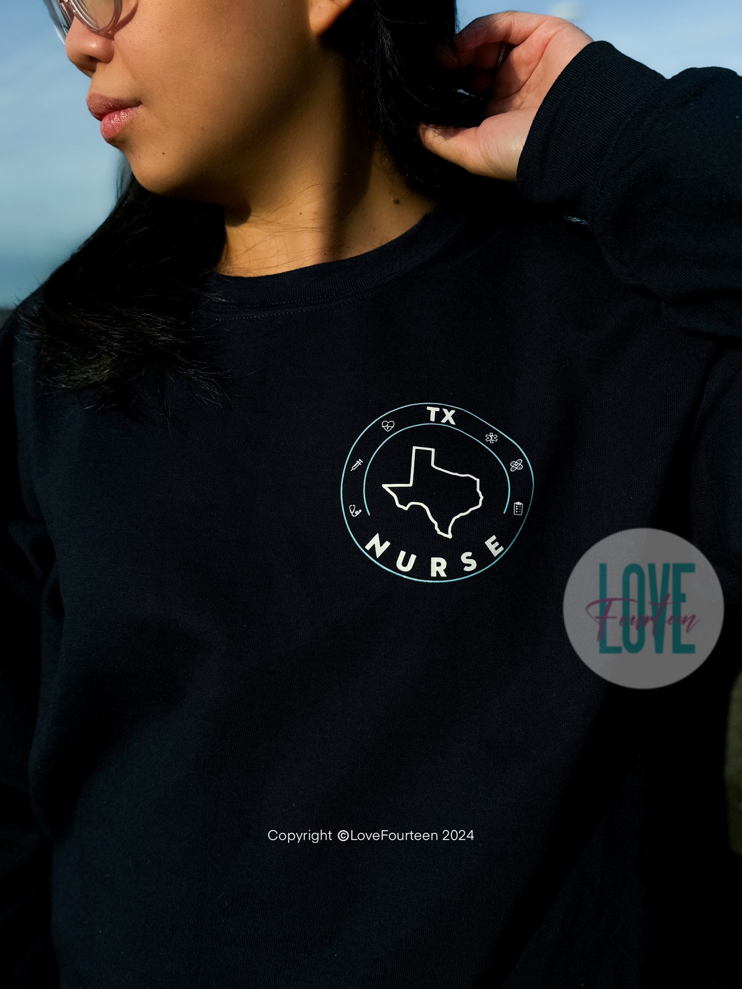 Nurse State Crewneck Sweatshirt (V2)