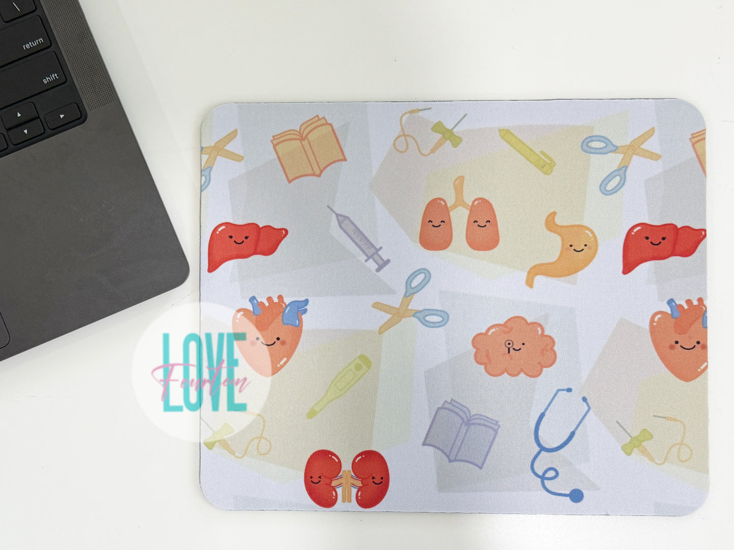 Anatomy Doodles Mouse Pad