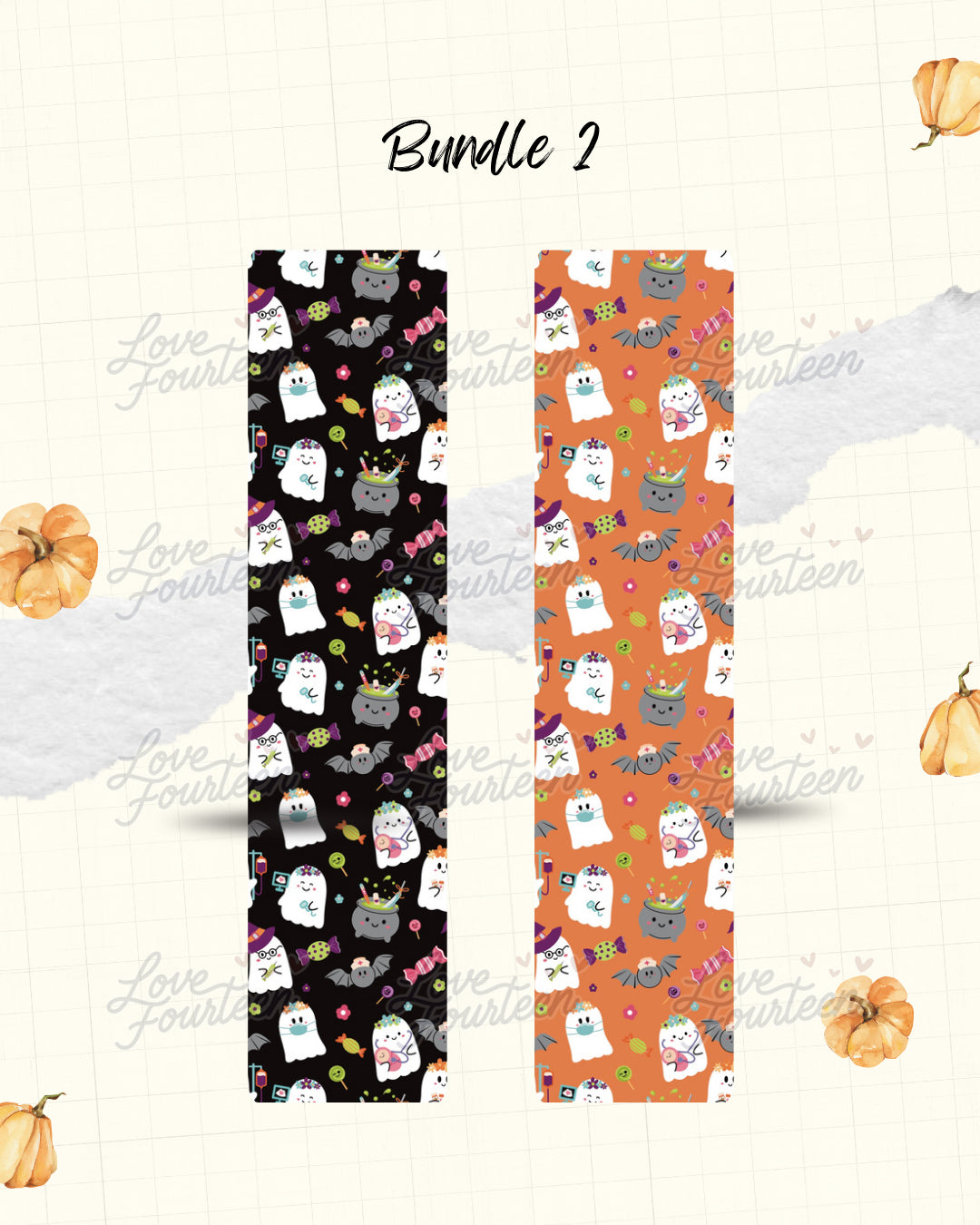 Healthcare Fall & Halloween Bookmark Set
