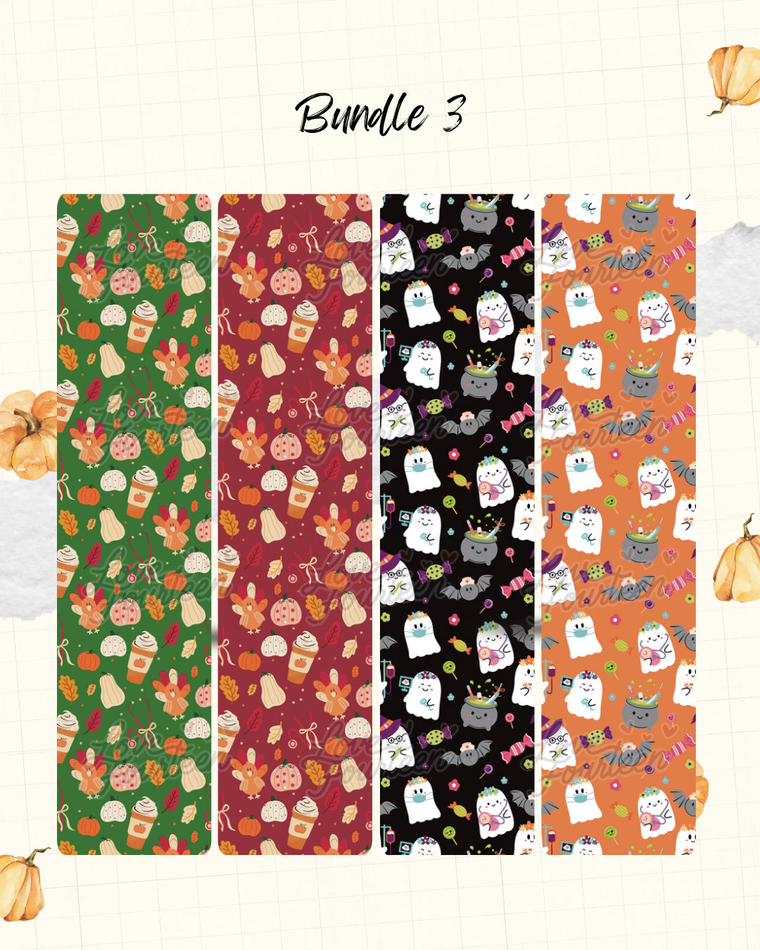 Healthcare Fall & Halloween Bookmark Set