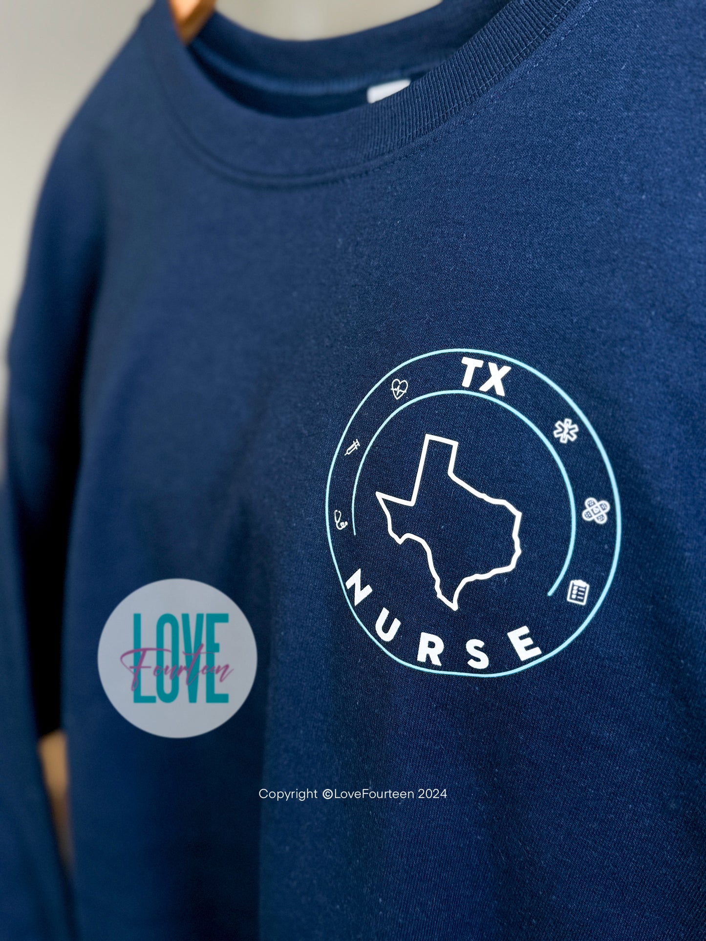 Nurse State Crewneck Sweatshirt (V2)