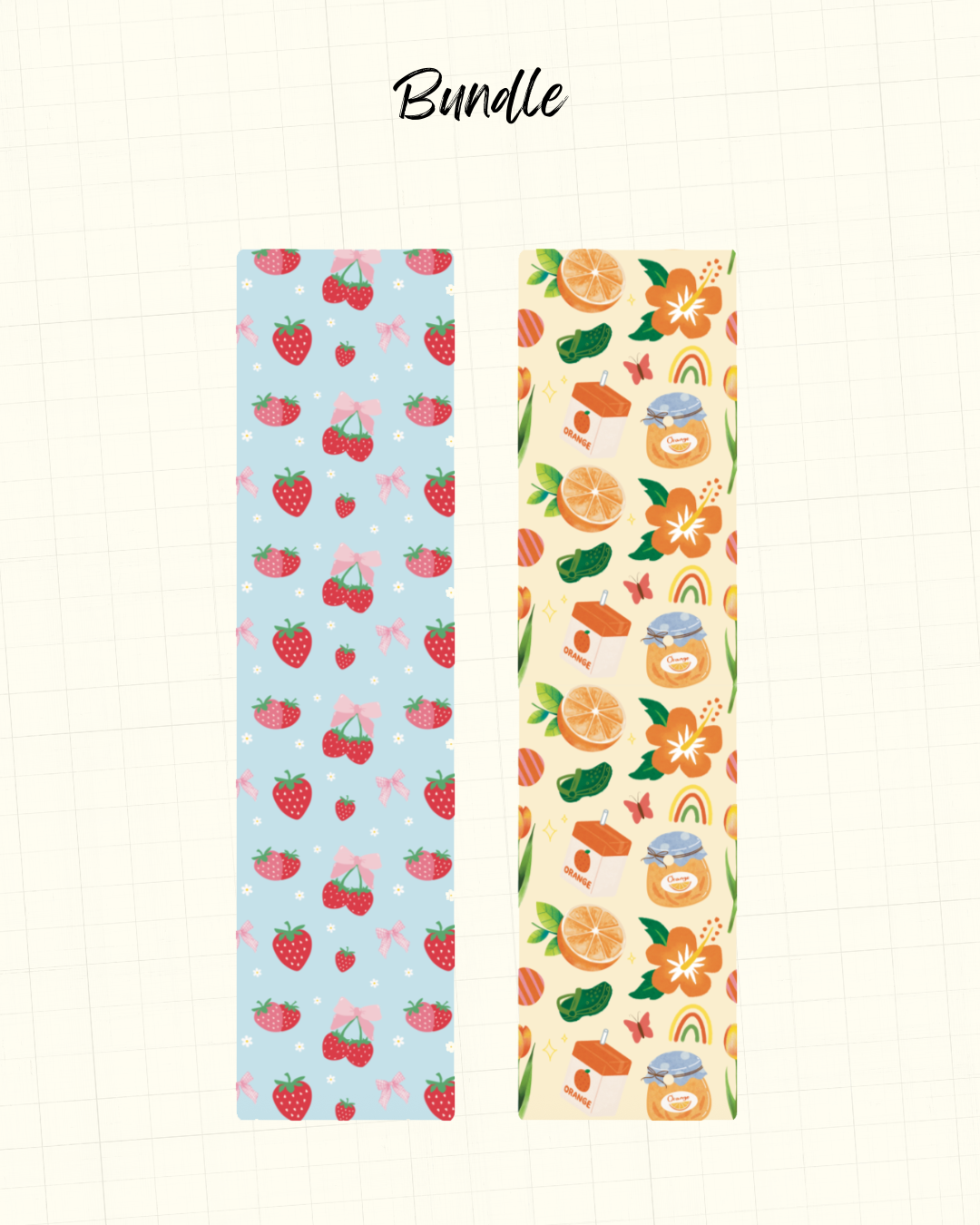 Fruits Bookmark Set