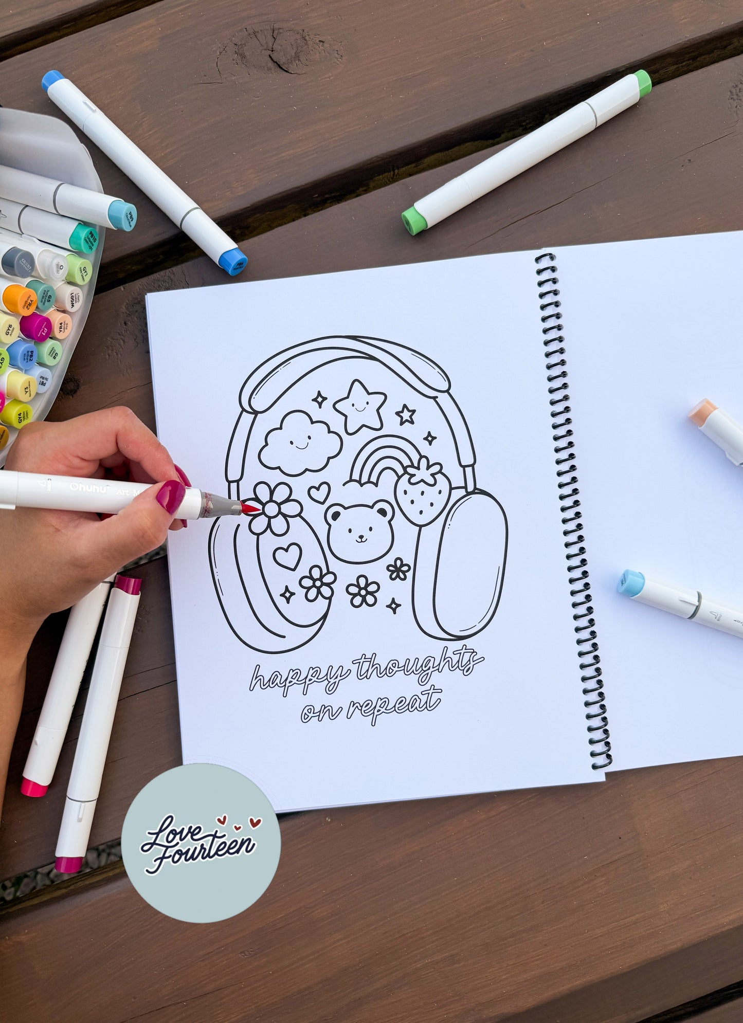 Off The Clock - Coloring Book