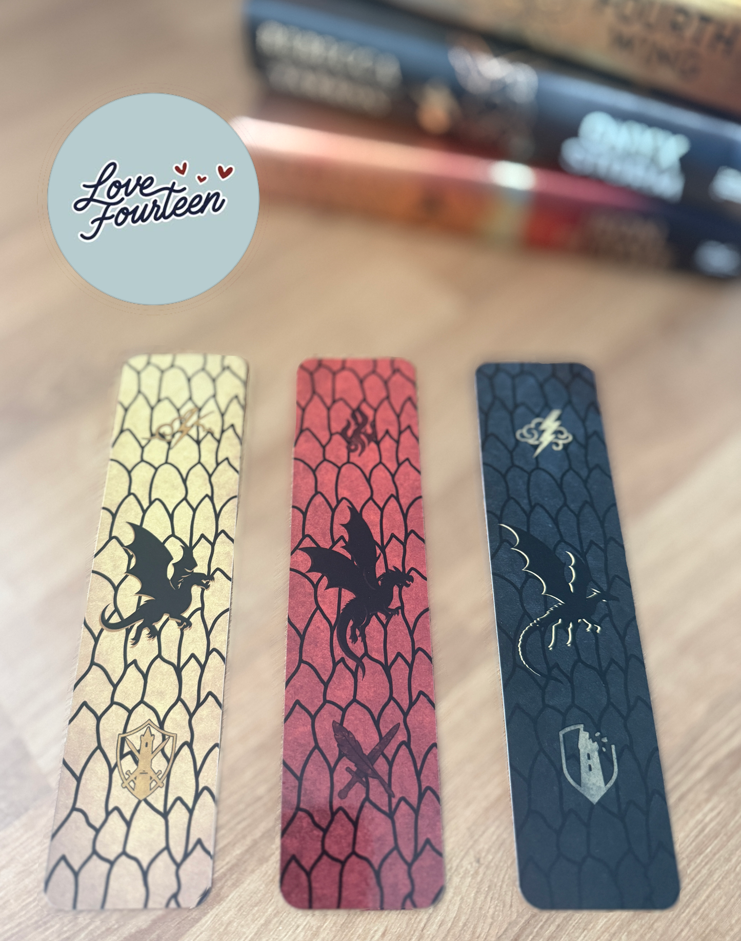 Dragon Rider Bookmark Set