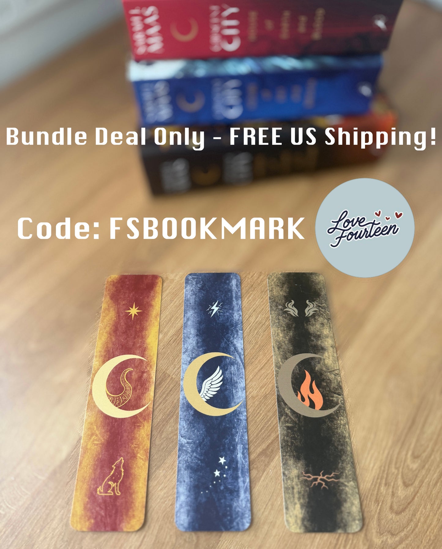 Fantasy Moon & Magic Bookmark Set