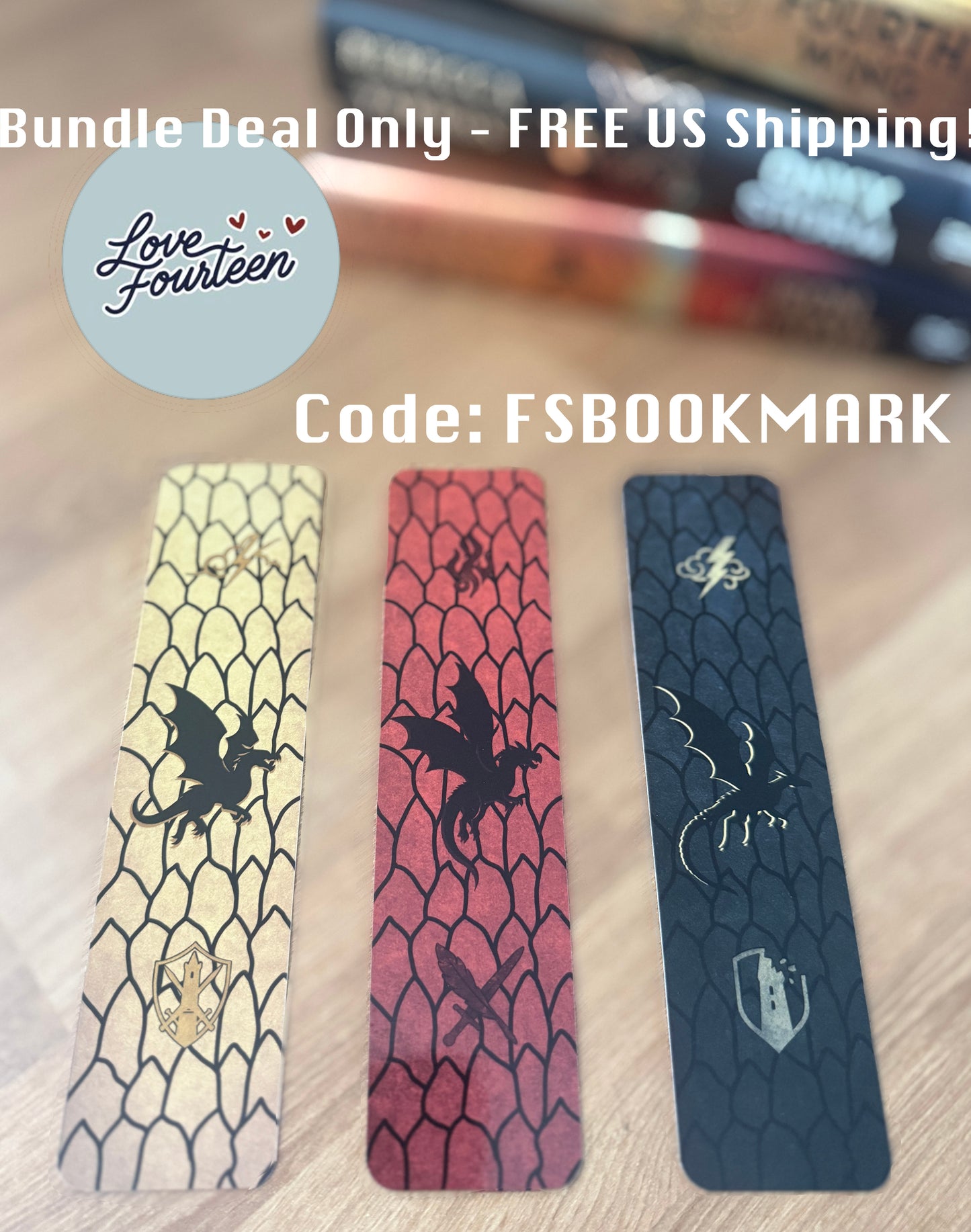 Dragon Rider Bookmark Set