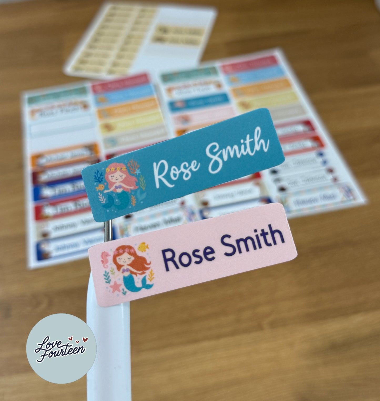 Mermaid Name Labels