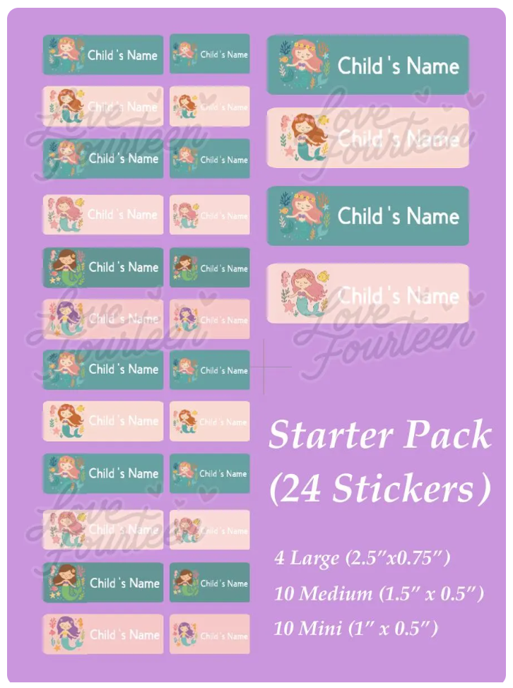 Mermaid Name Labels