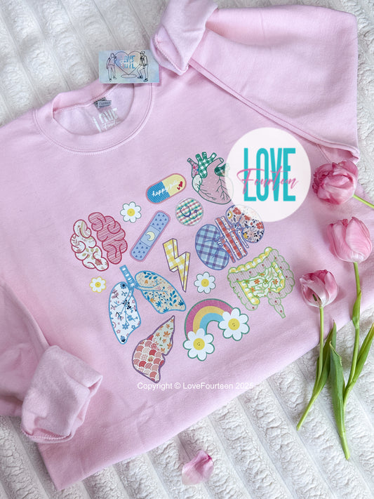 Patchwork Anatomy (T-Shirt & Crewneck)