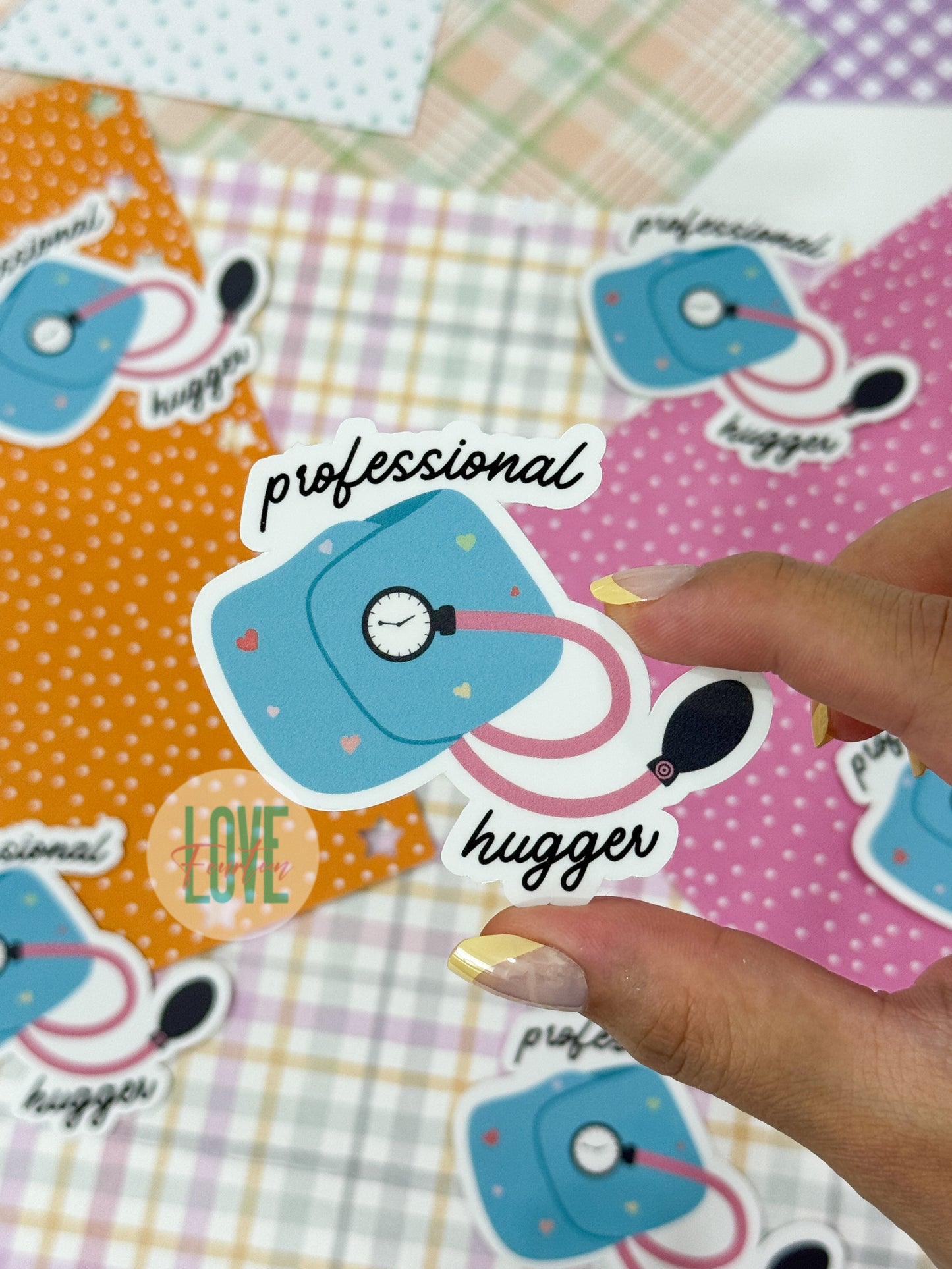 Professional Hugger - Die Cut Sticker