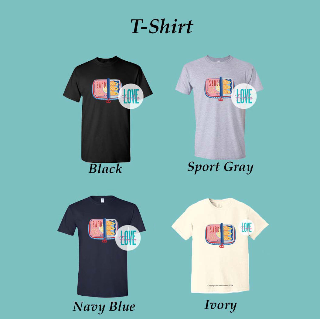 Sardines Bundle - (Badge Reel & T-Shirt) Skye and Oliver X Lovefourteen