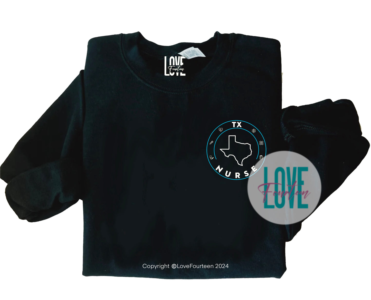 Nurse State Crewneck Sweatshirt (V2)