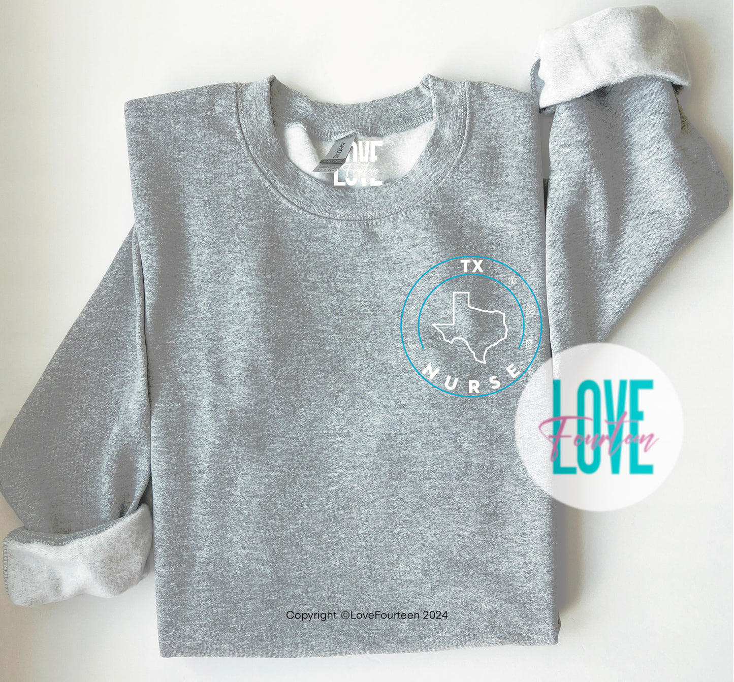 Nurse State Crewneck Sweatshirt (V2)