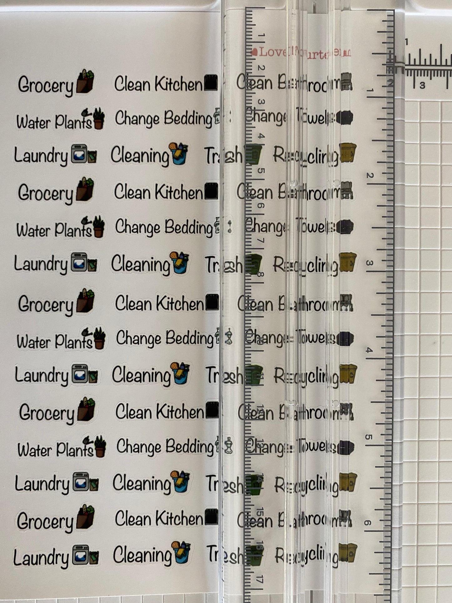 Household Chores - Journal Sticker