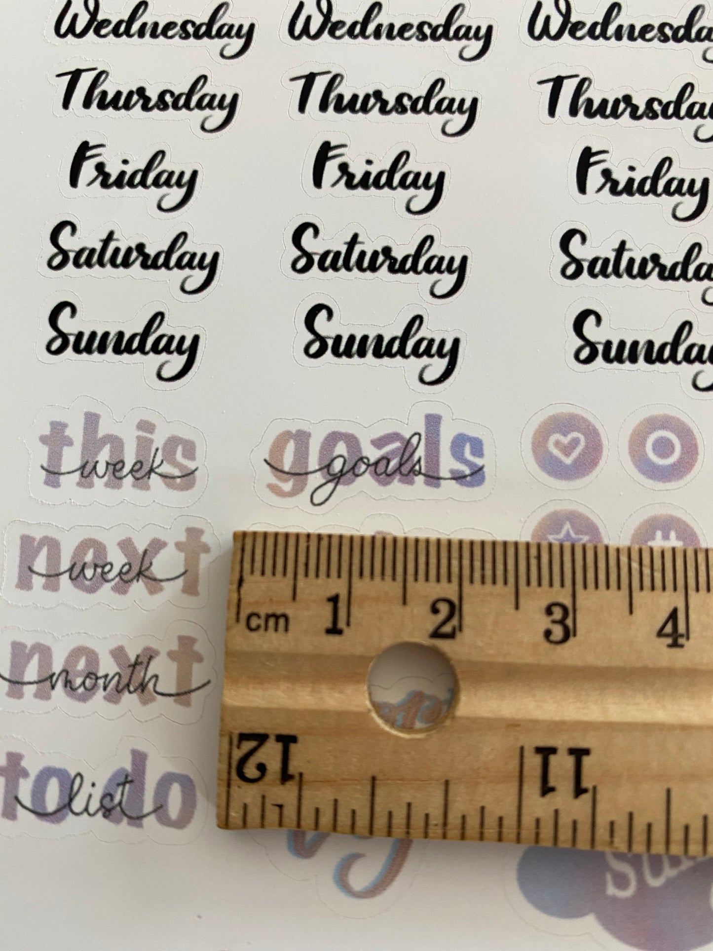 Pastel Color Theme - Journal Sticker