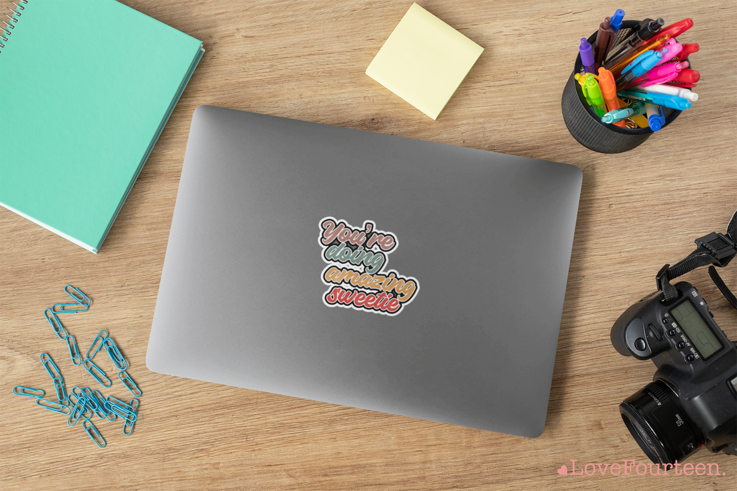 You're doing amazing sweetie - Waterproof Die Cut Sticker