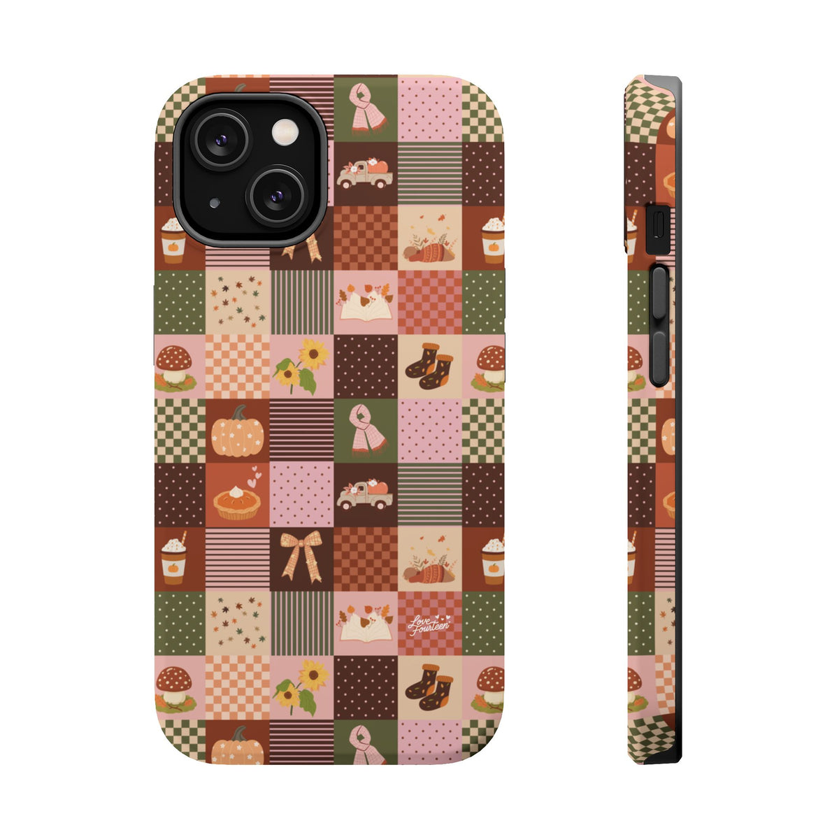 Autumn Patchwork iPhone Case - Magnetic Tough Case