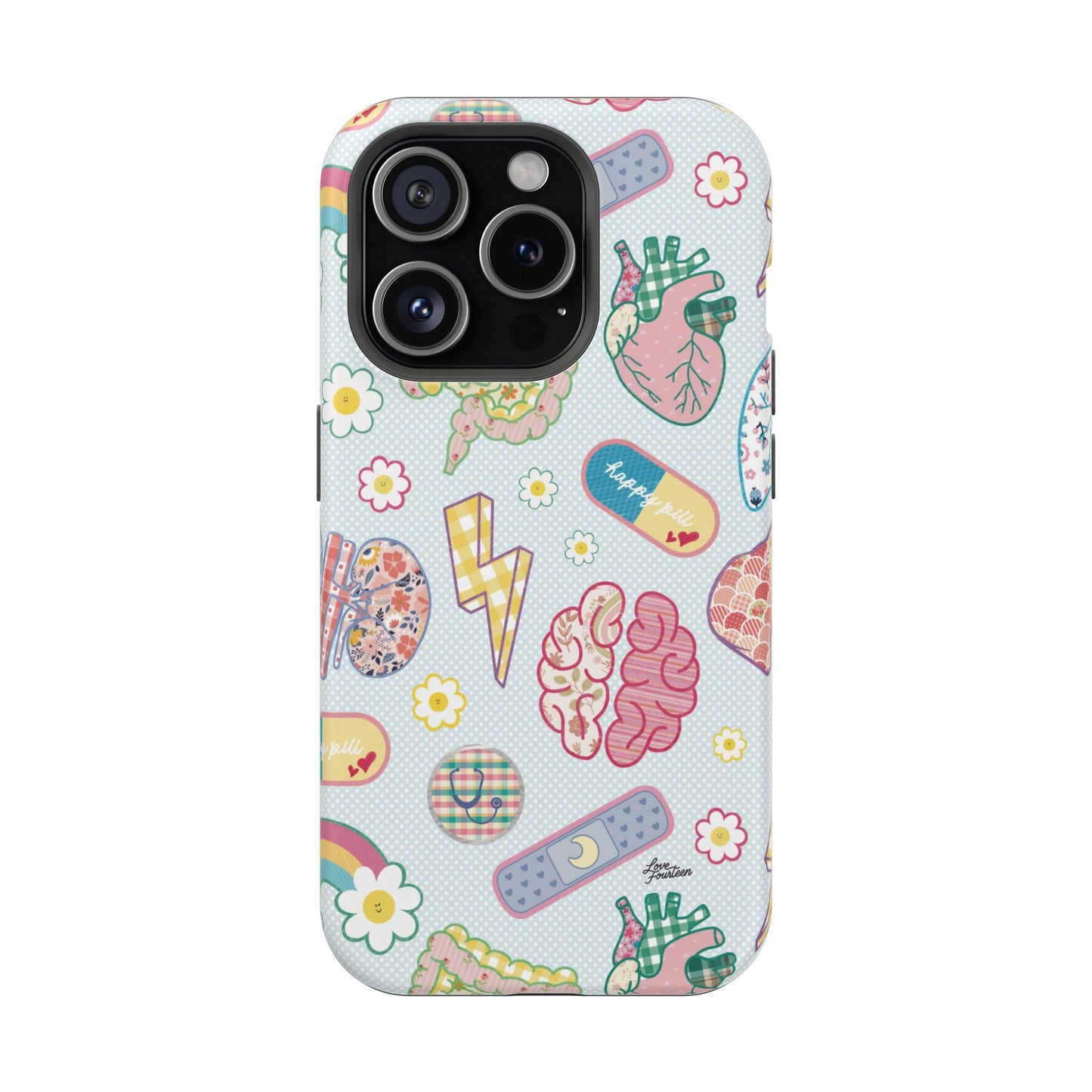 Patchwork Anatomy iPhone Case - Magnetic Tough Case (Free U.S. Shipping)