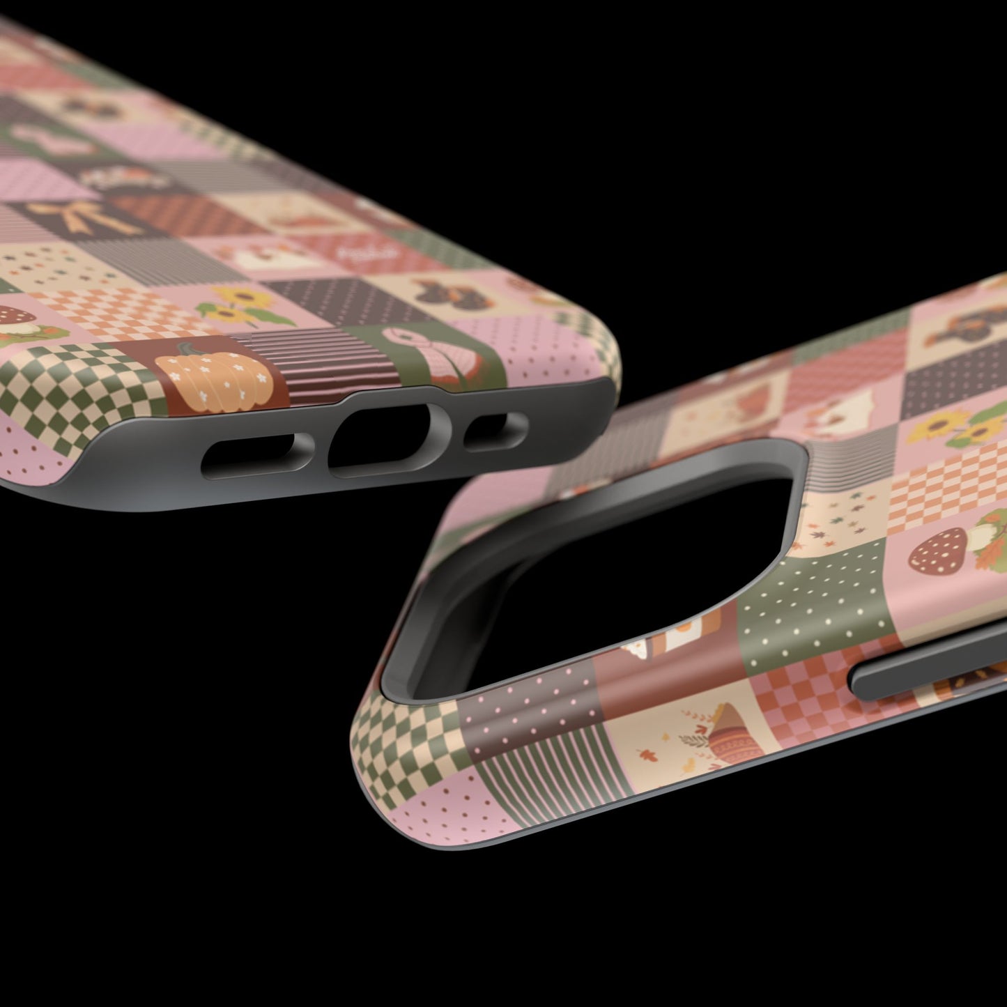 Autumn Patchwork iPhone Case - Magnetic Tough Case