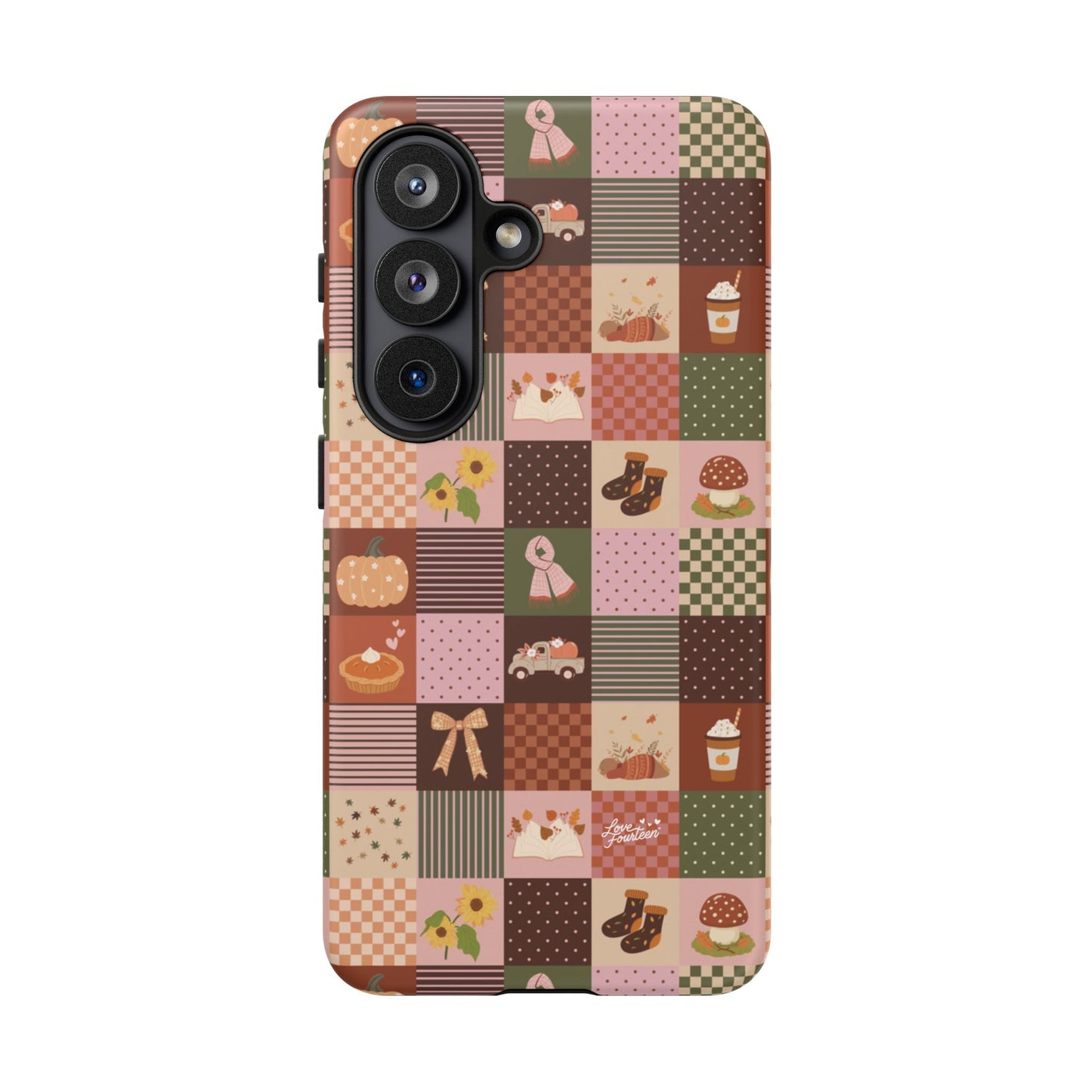 Autumn Patchwork Samsung Galaxy Phone Case - (Free U.S. Shipping)