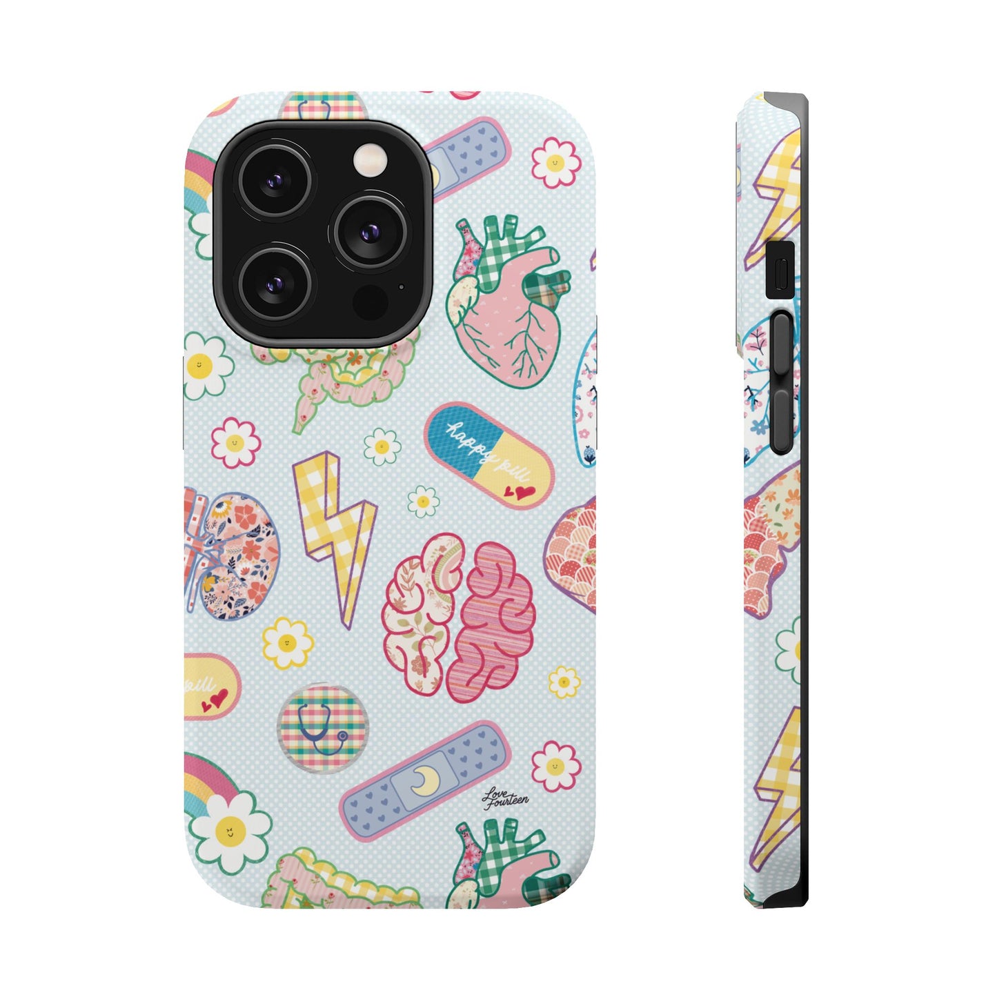 Patchwork Anatomy iPhone Case - Magnetic Tough Case (Free U.S. Shipping)
