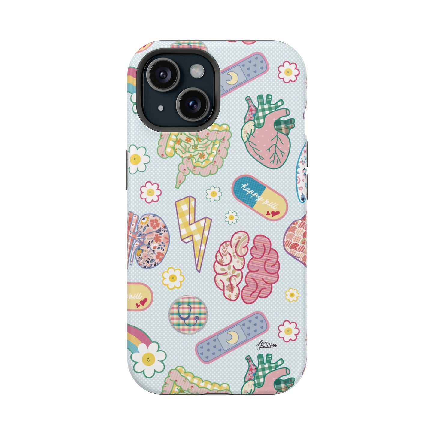 Patchwork Anatomy iPhone Case - Magnetic Tough Case (Free U.S. Shipping)