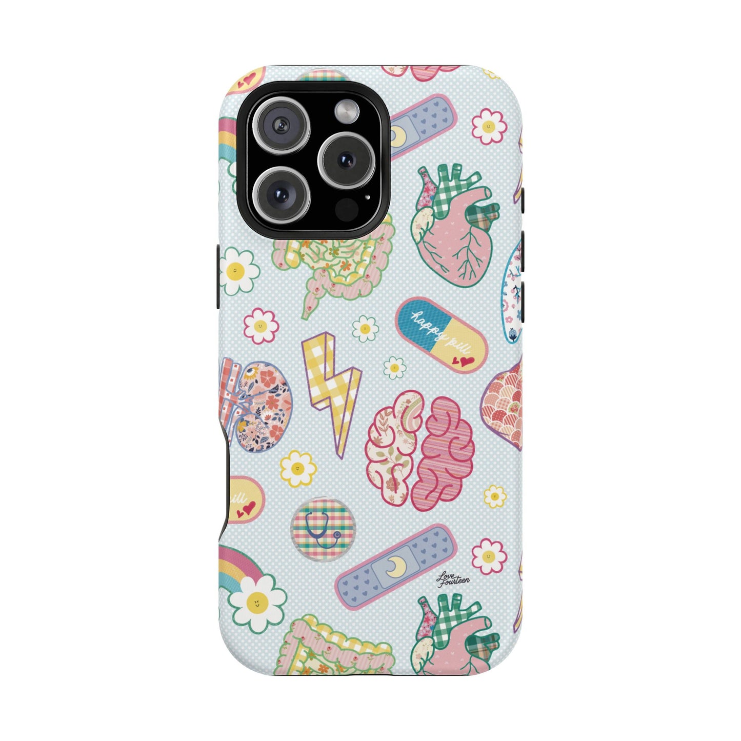 Patchwork Anatomy iPhone Case - Magnetic Tough Case (Free U.S. Shipping)