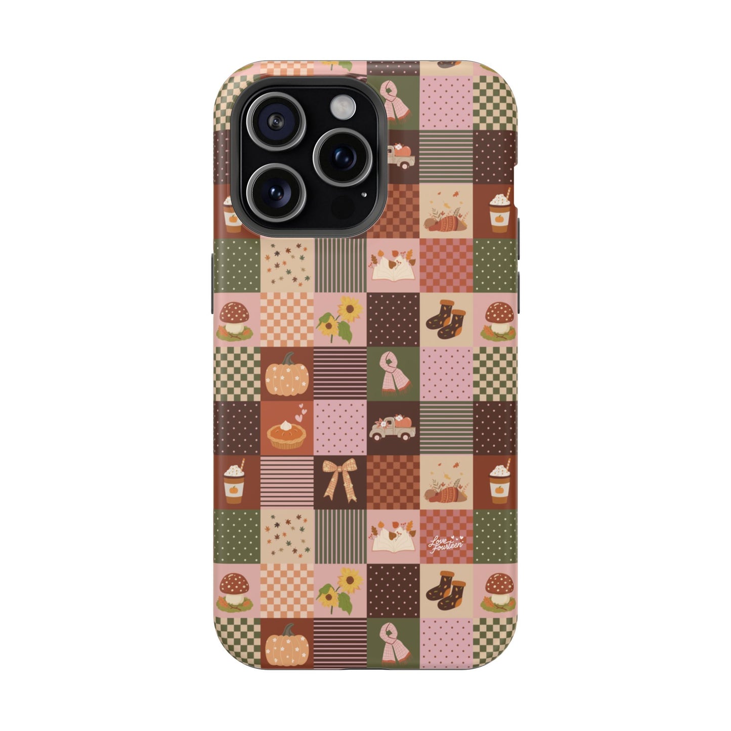 Autumn Patchwork iPhone Case - Magnetic Tough Case