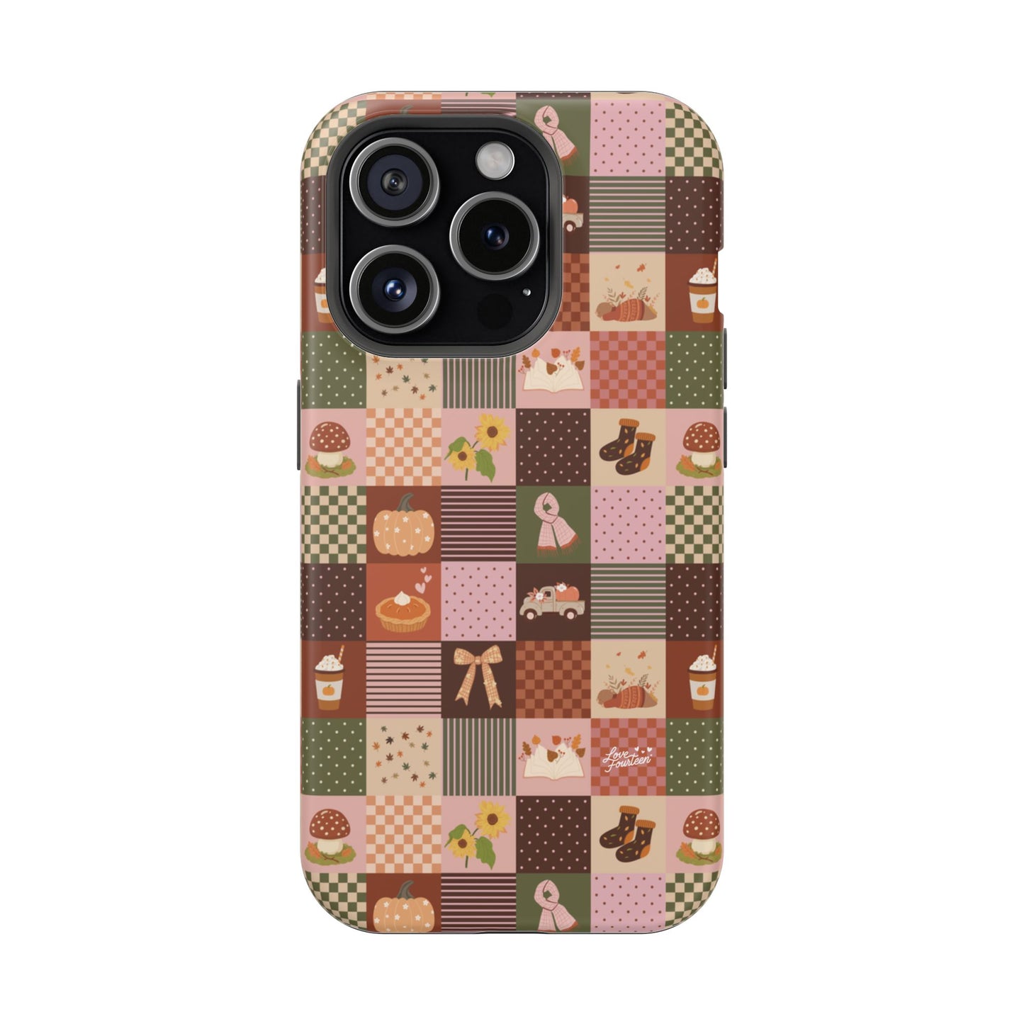 Autumn Patchwork iPhone Case - Magnetic Tough Case