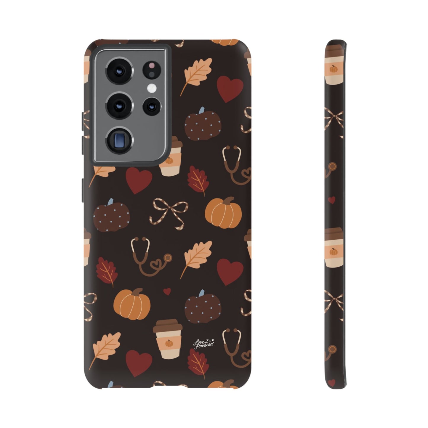Pumpkin Espresso Samsung Galaxy Phone Case - (Free U.S. Shipping)