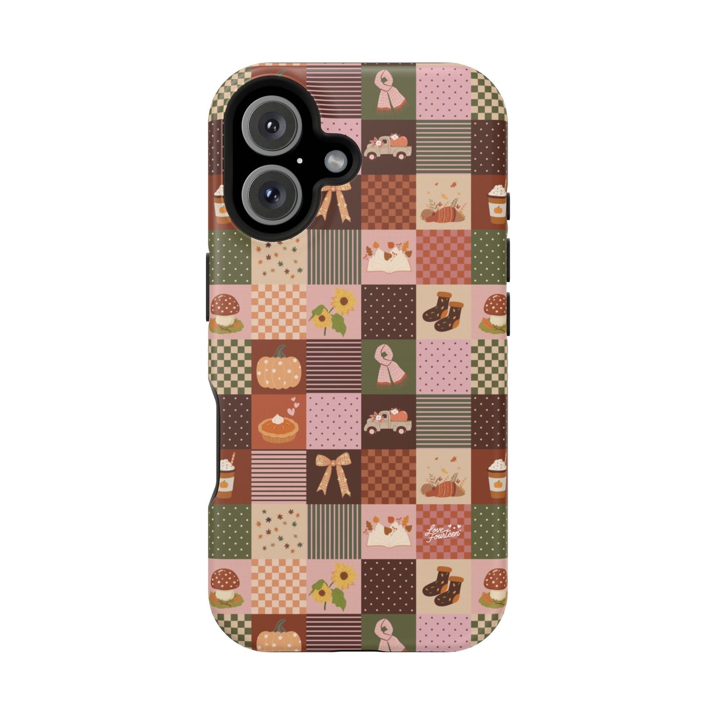 Autumn Patchwork iPhone Case - Magnetic Tough Case