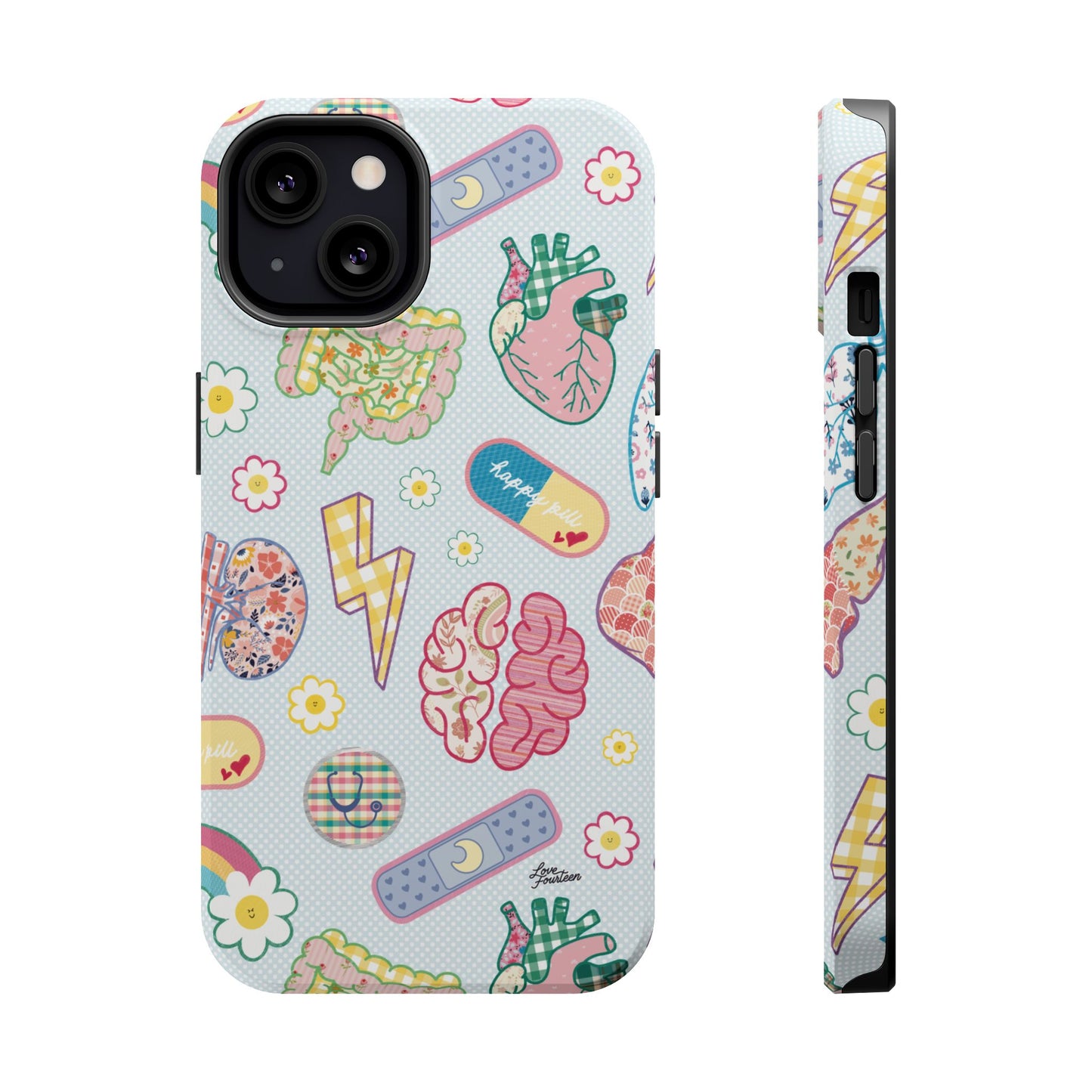 Patchwork Anatomy iPhone Case - Magnetic Tough Case (Free U.S. Shipping)