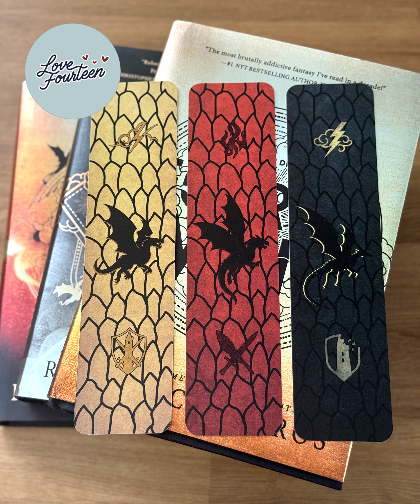 Dragon Rider Bookmark Set