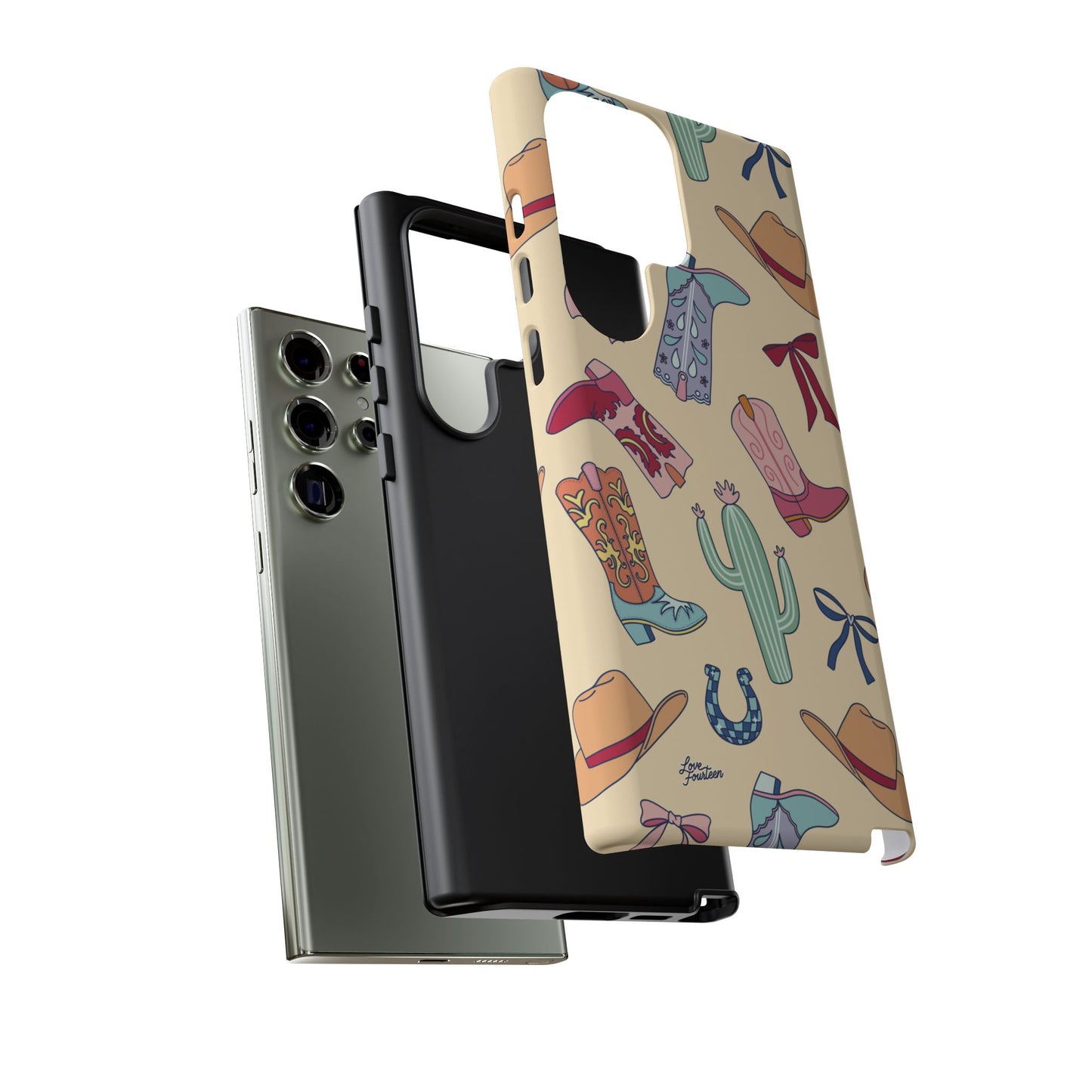 Boots & Bows Samsung Galaxy Phone Case (Free U.S. Shipping)