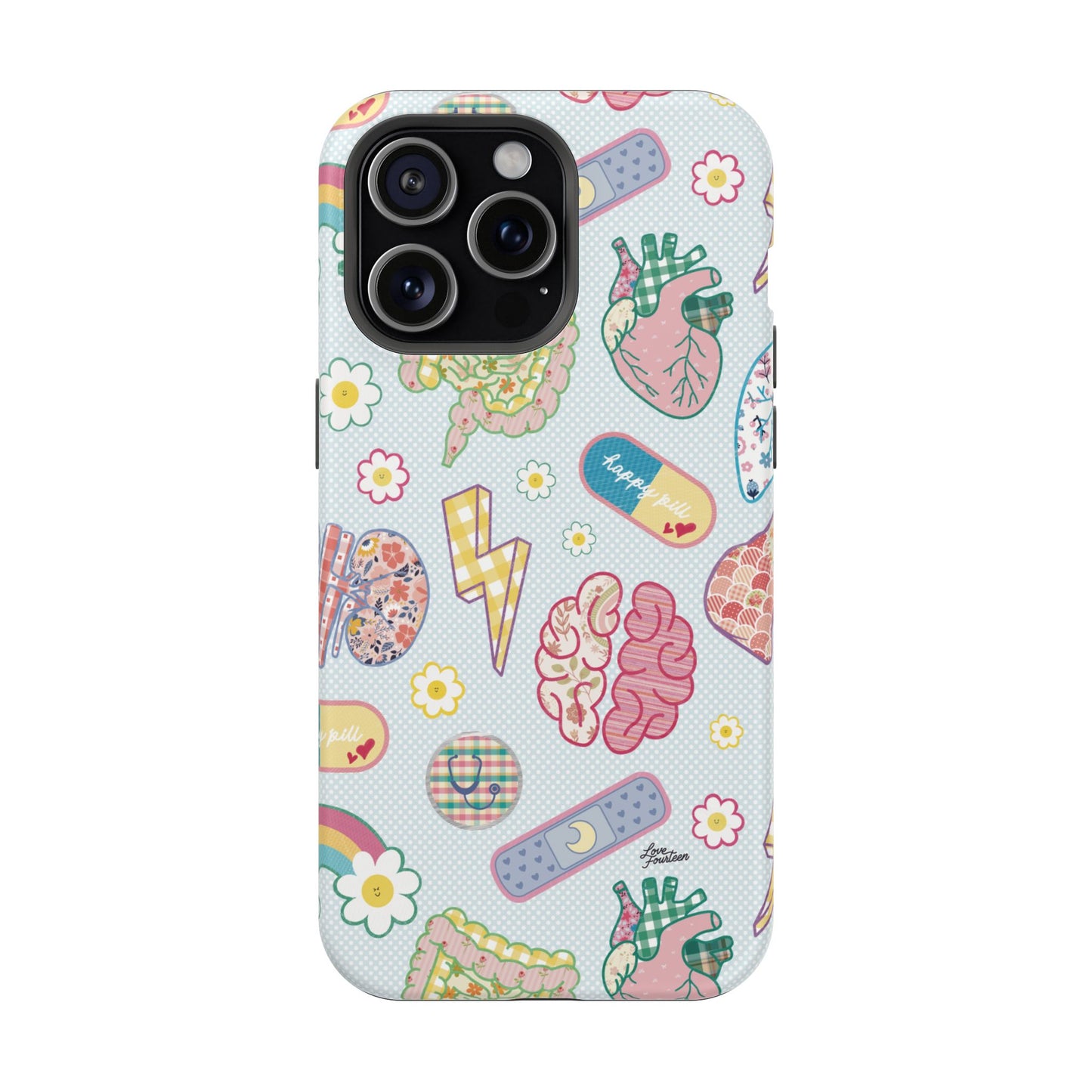 Patchwork Anatomy iPhone Case - Magnetic Tough Case (Free U.S. Shipping)
