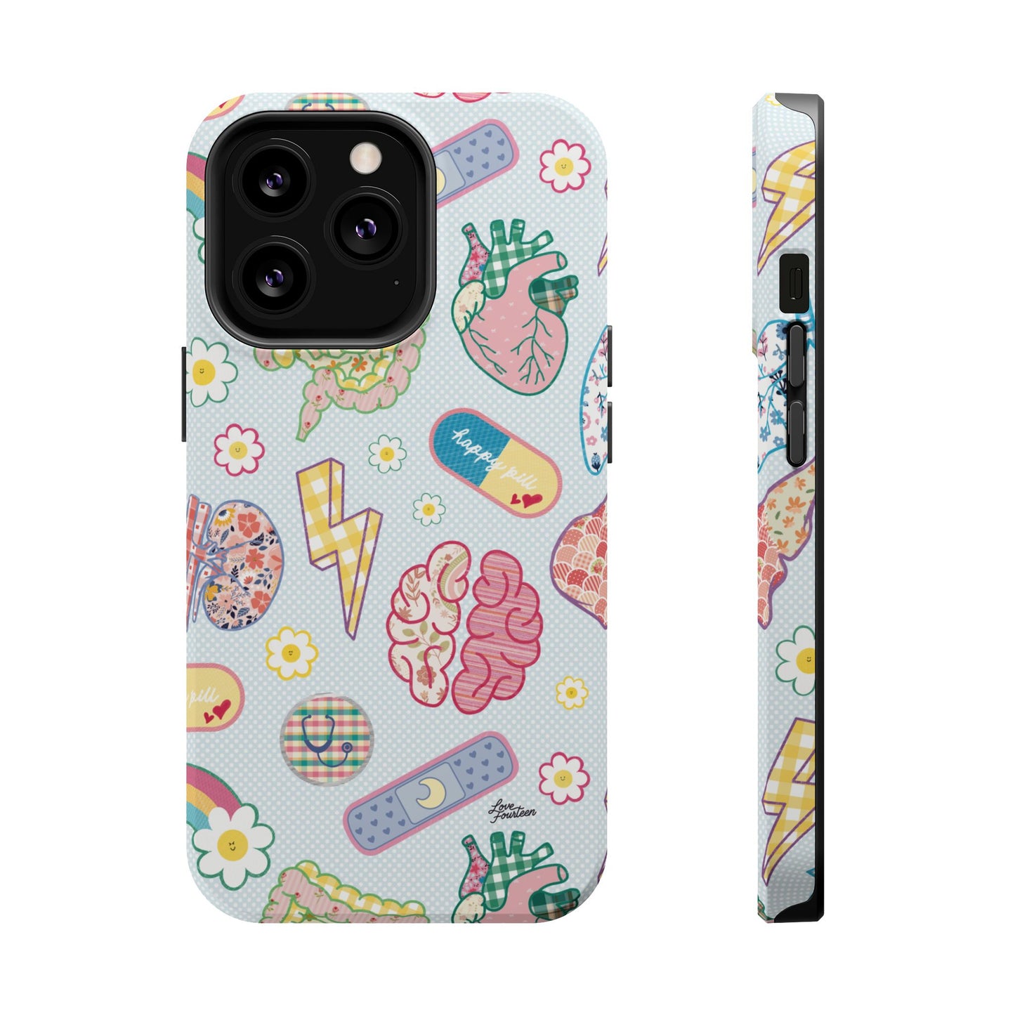 Patchwork Anatomy iPhone Case - Magnetic Tough Case (Free U.S. Shipping)
