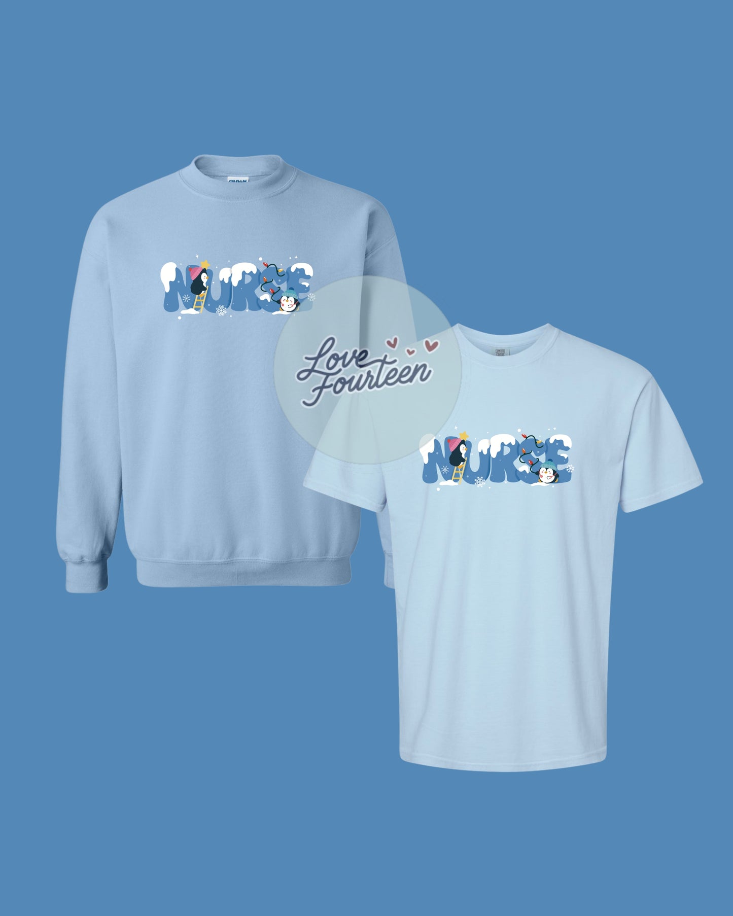 Winter Nurse (T-Shirt & Crewneck)