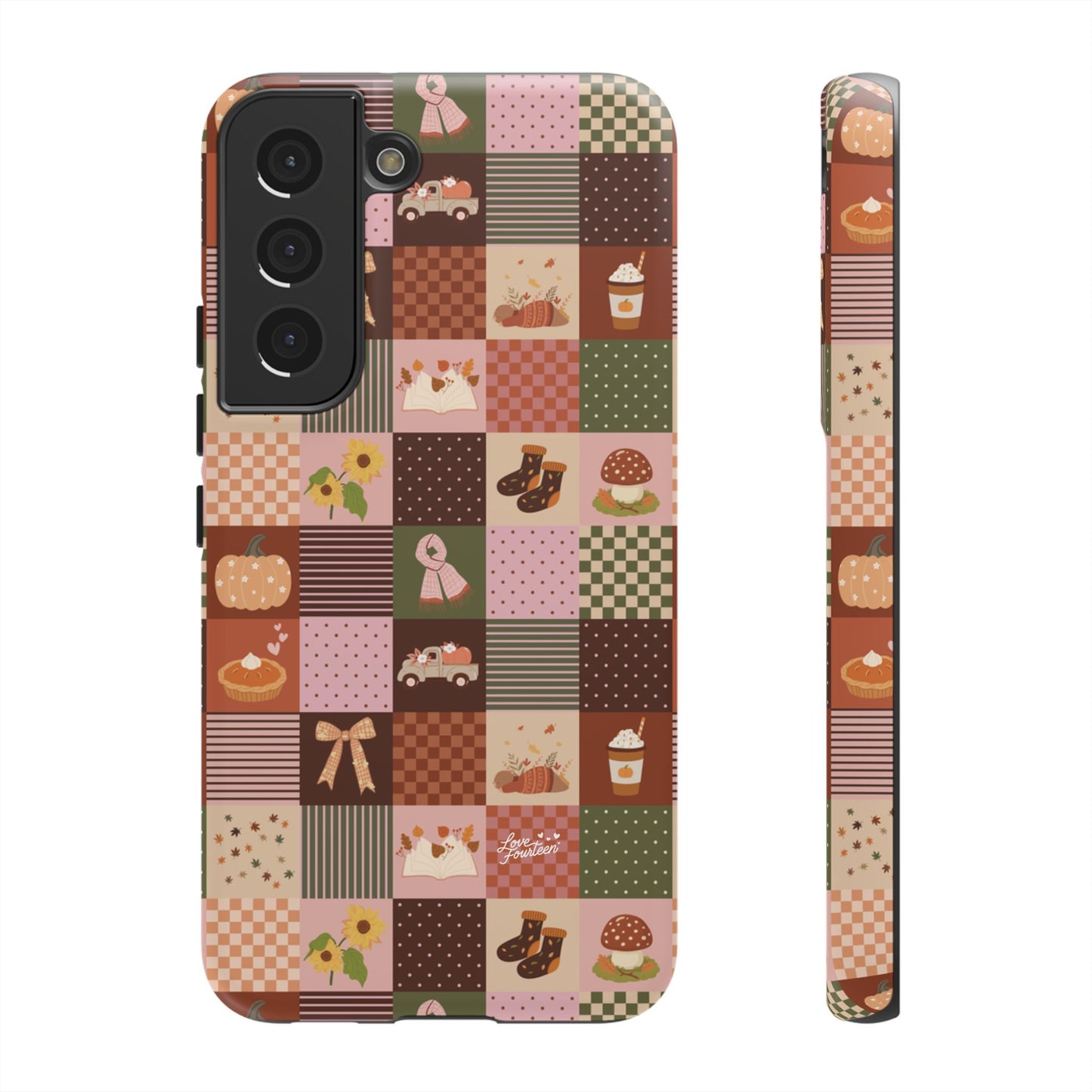 Autumn Patchwork Samsung Galaxy Phone Case - (Free U.S. Shipping)