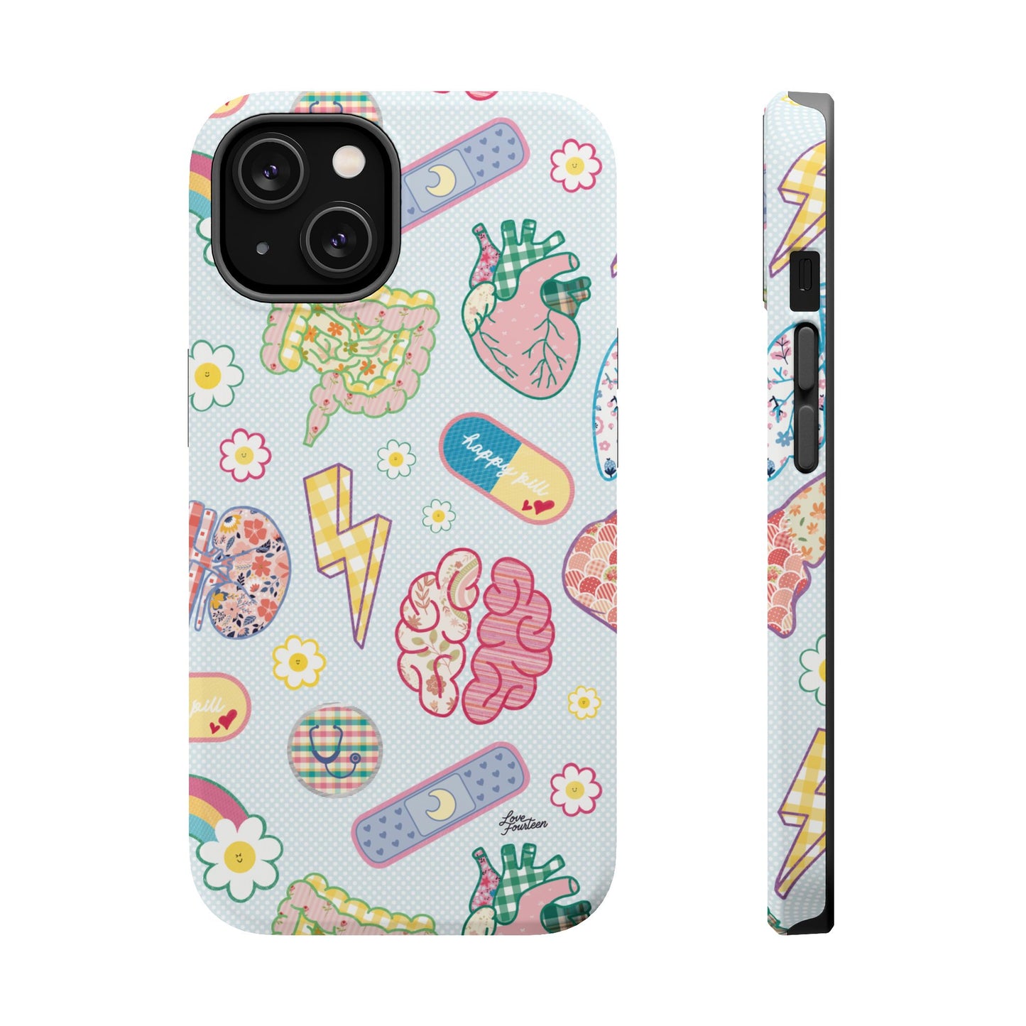 Patchwork Anatomy iPhone Case - Magnetic Tough Case (Free U.S. Shipping)