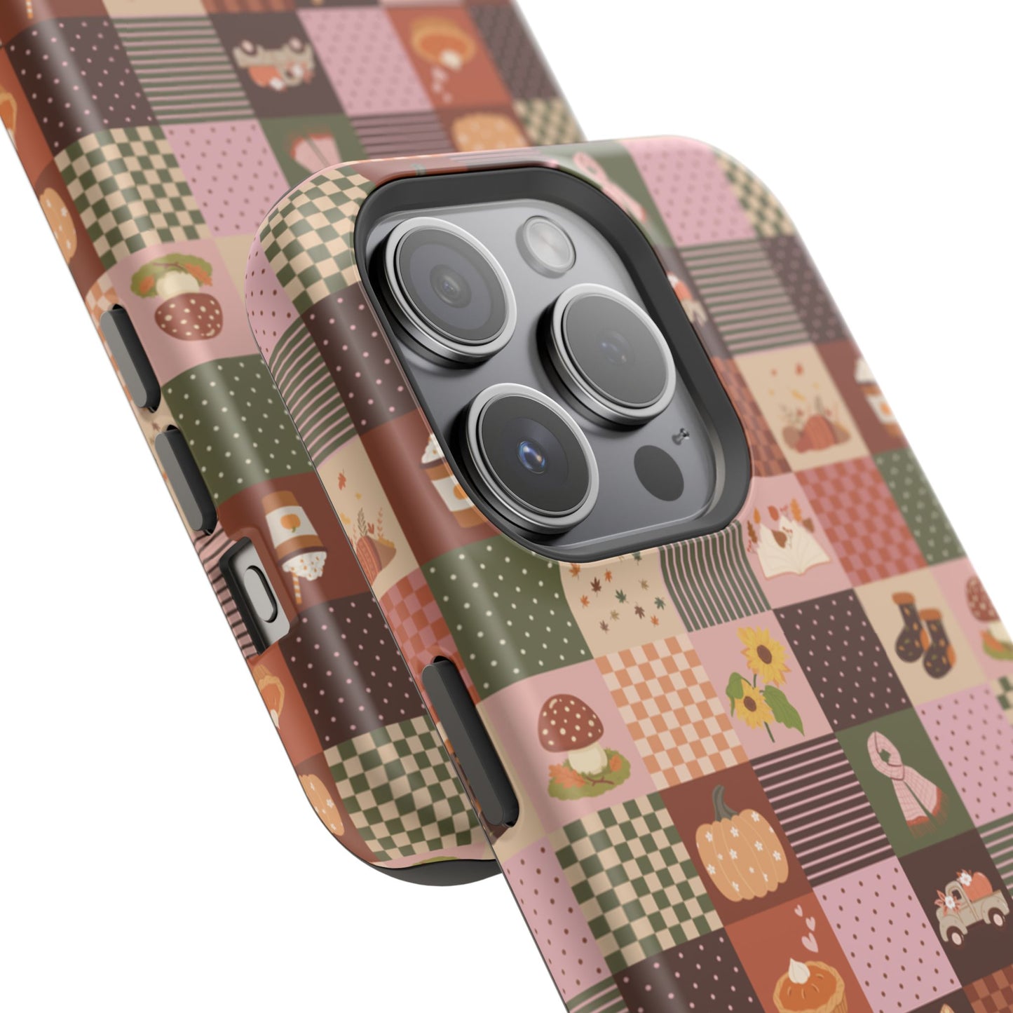 Autumn Patchwork iPhone Case - Magnetic Tough Case